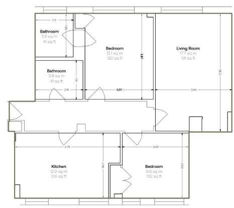 Chichester Street, London floorplan