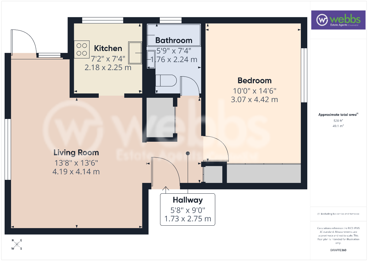 137 Holmbury Grove, Croydon floorplan