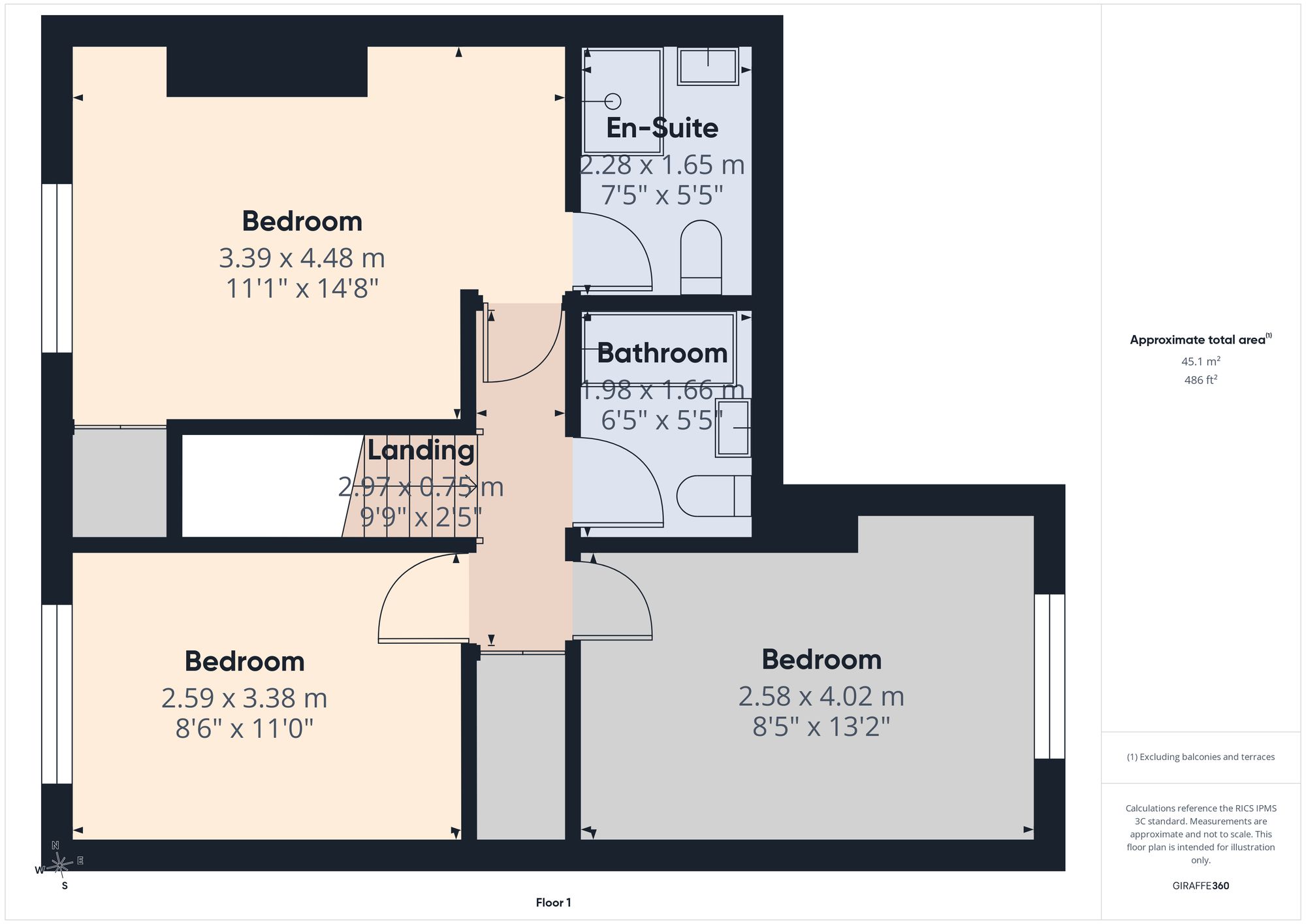 88 Higher Green Lane, Manchester floorplan