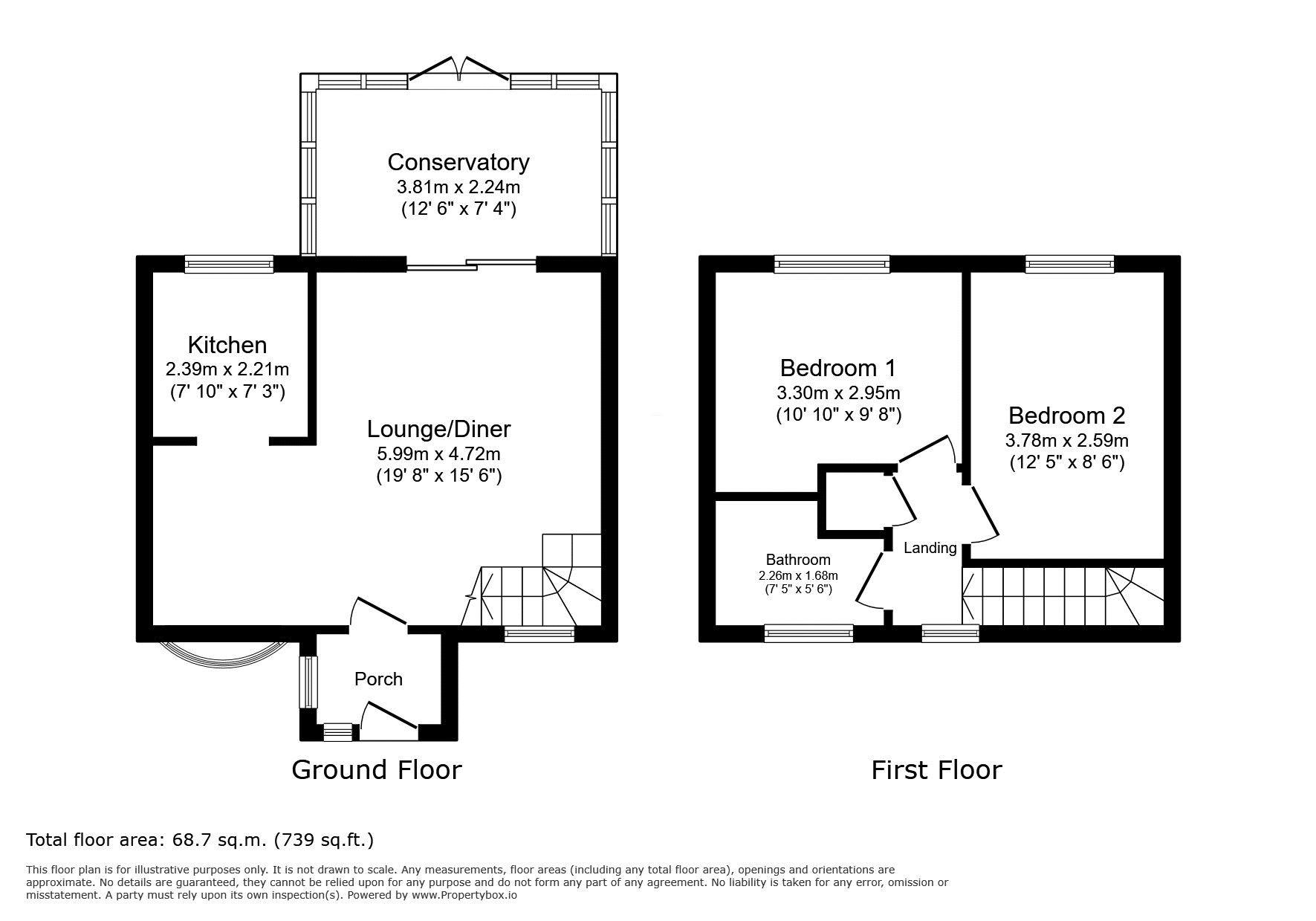 59, Castle Way, Morpeth floorplan