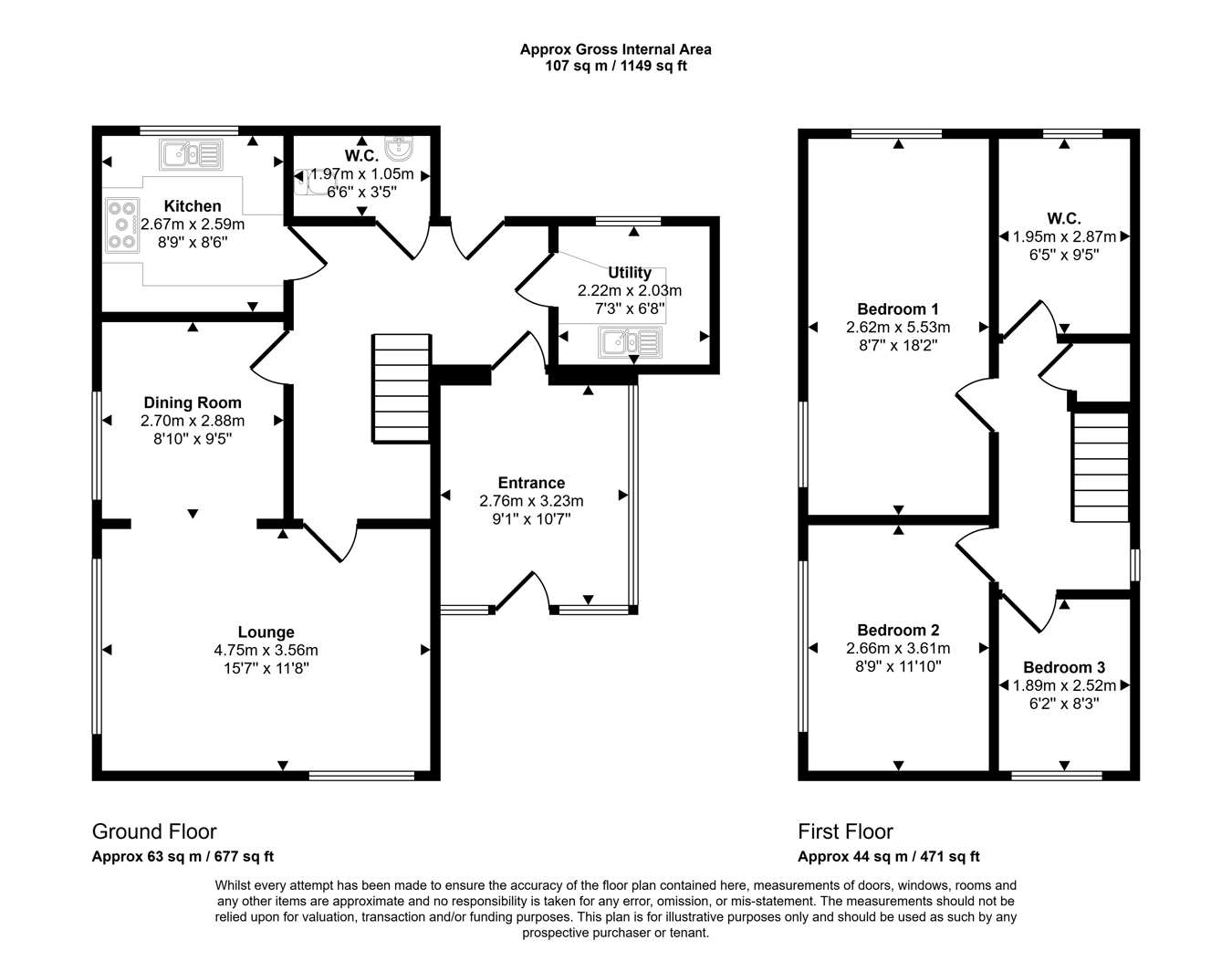 9, Wellington Court, Accrington floorplan