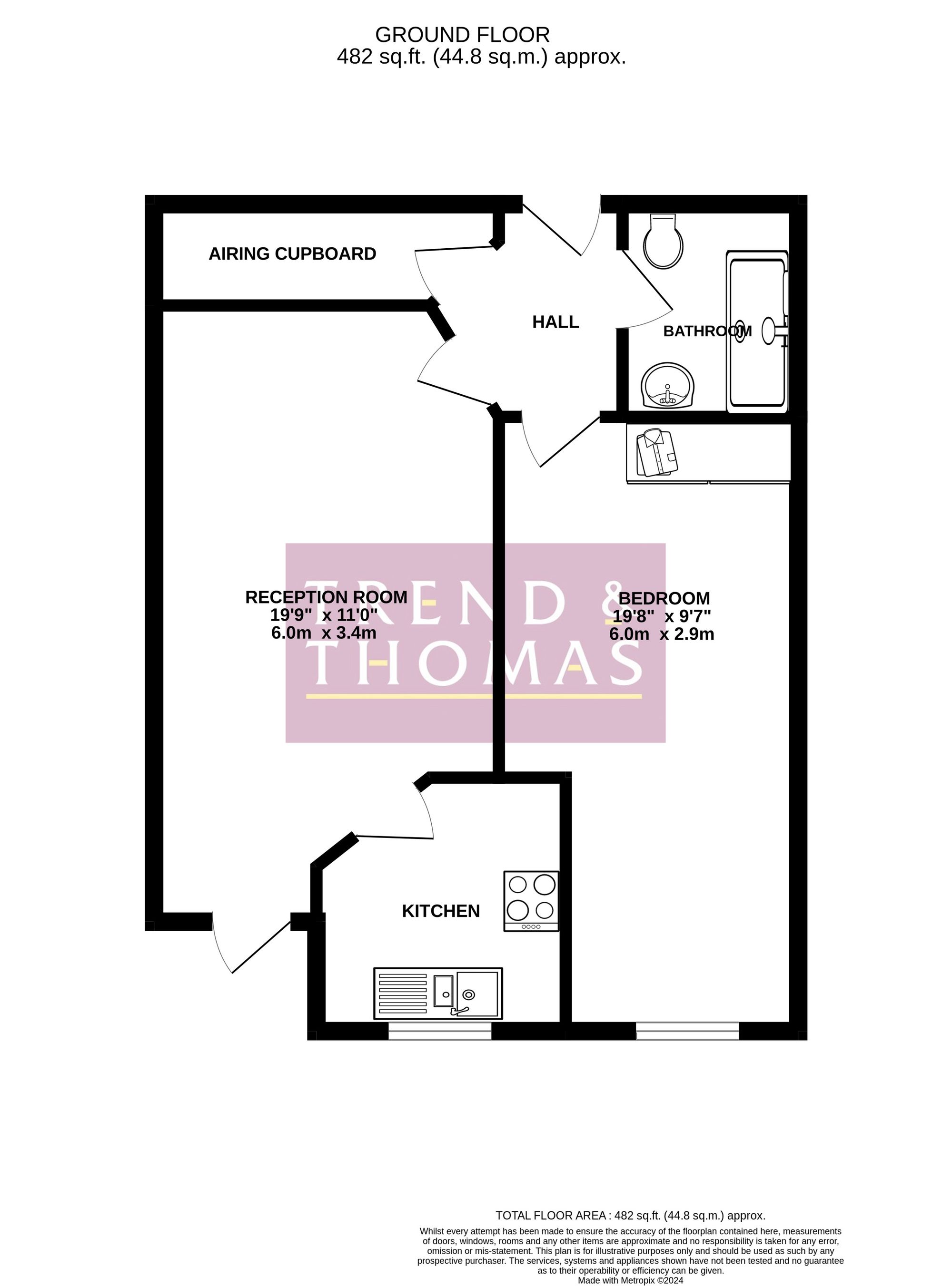 Flat 2, Middlemarch Lodge, Rickmansworth floorplan