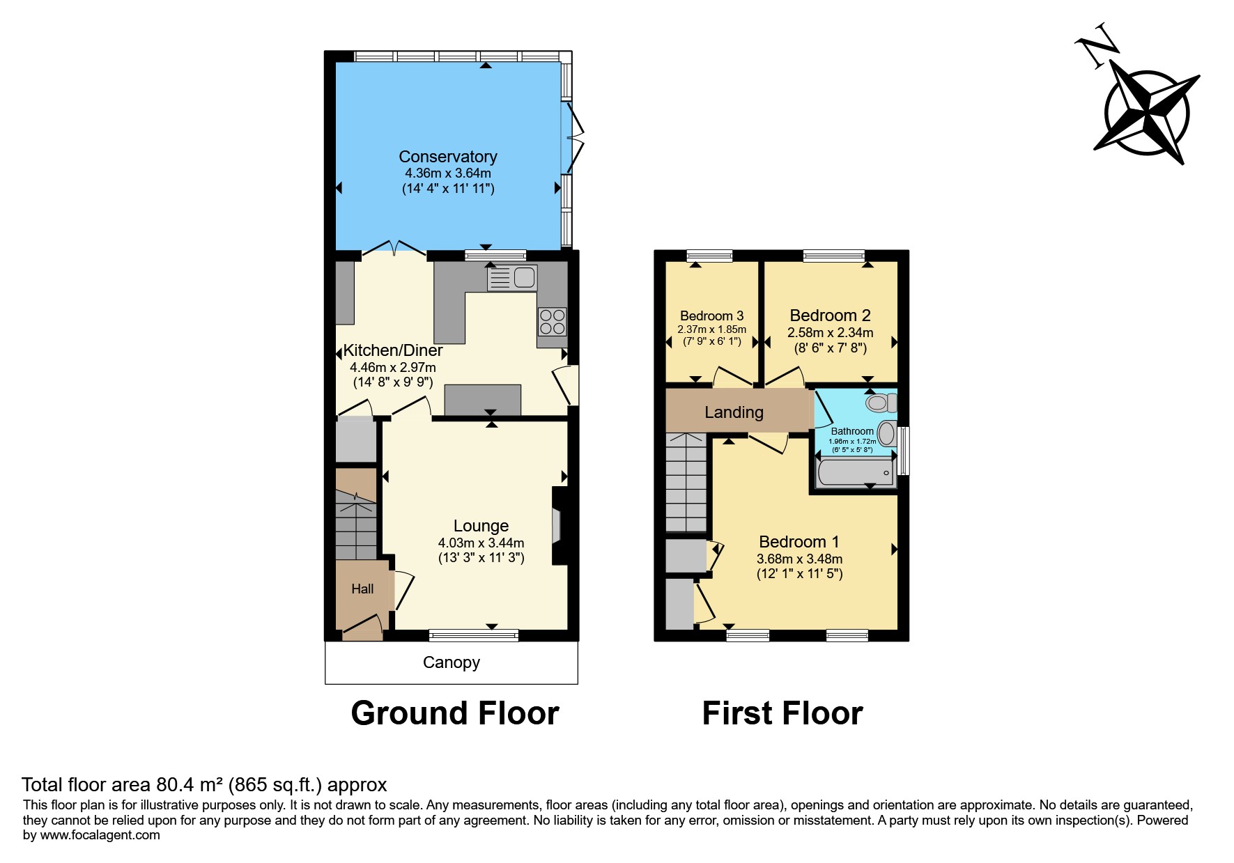 33, Willow Tree Close, Barwell floorplan