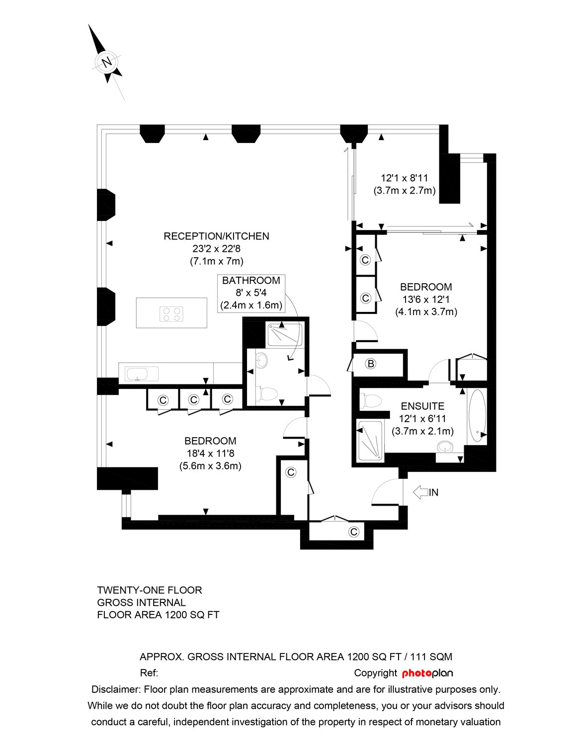 2 Bedrooms Flat to rent in Upper Ground, London SE1