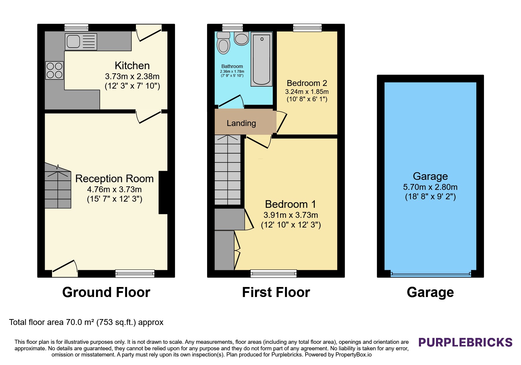 84, Frances Havergal Close, Leamington Spa floorplan