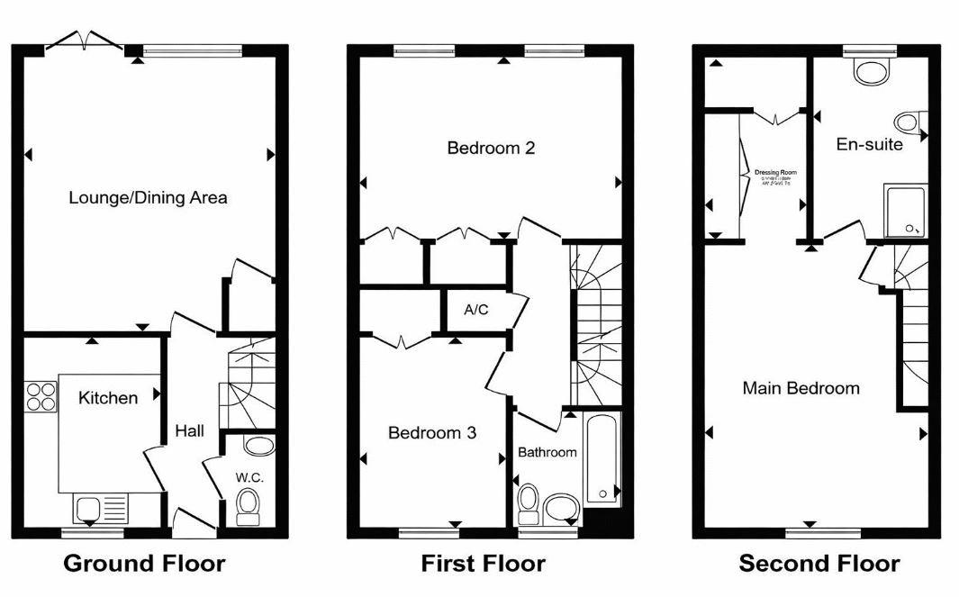 72, Derby Road, Uttoxeter floorplan