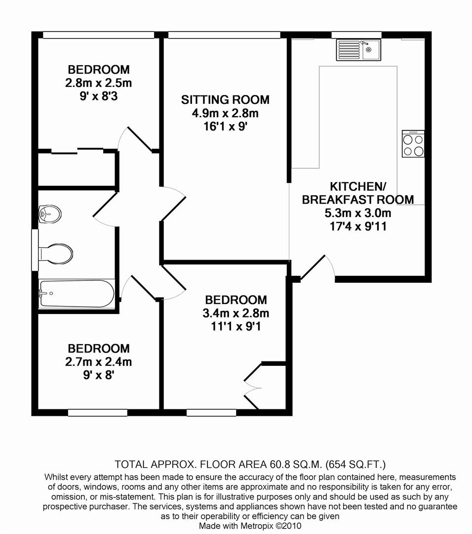 Sherborne Street, Lechlade GL7, 3 bedroom flat to rent 64008545