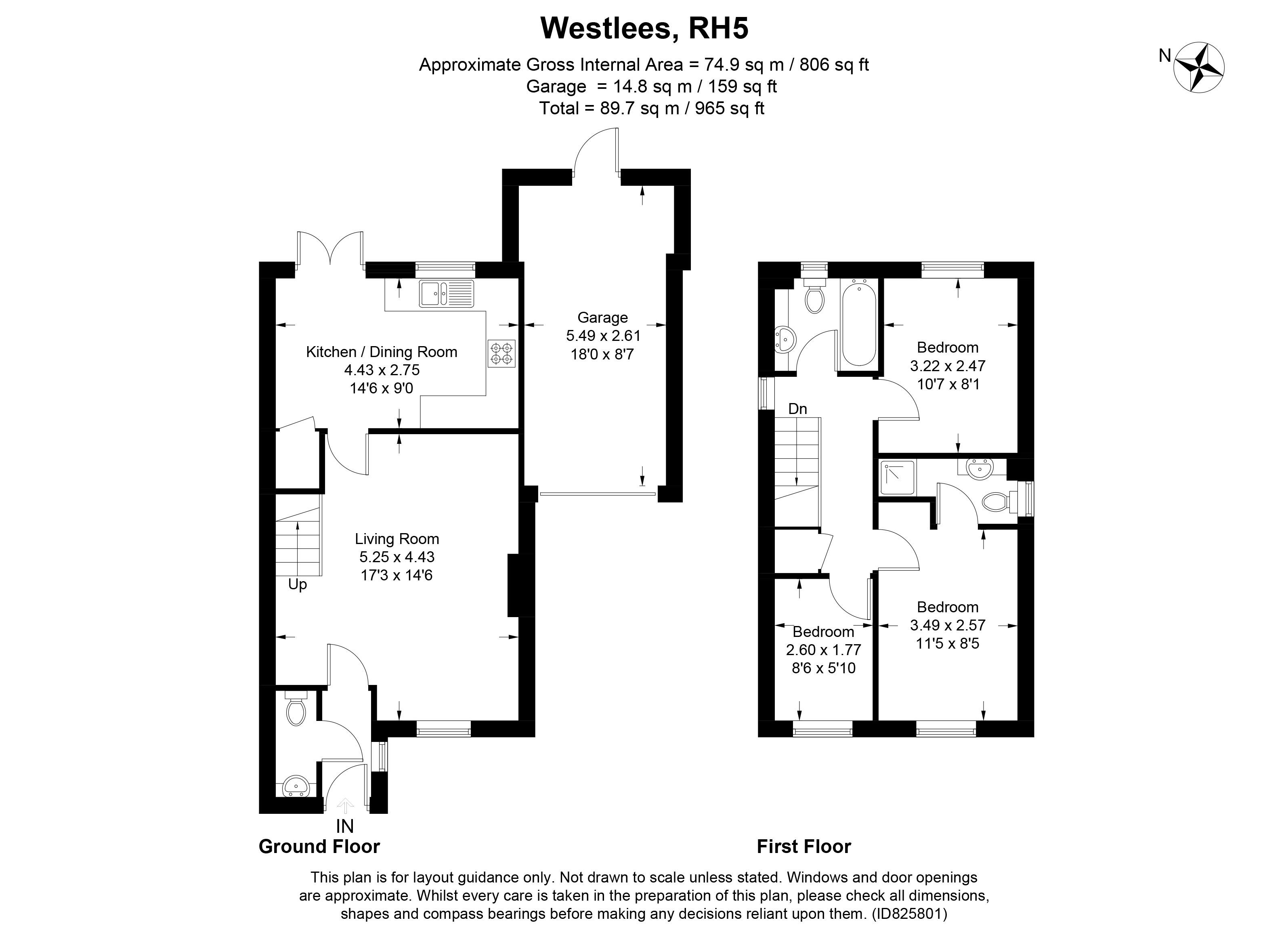 7, Westlees Close, Dorking floorplan