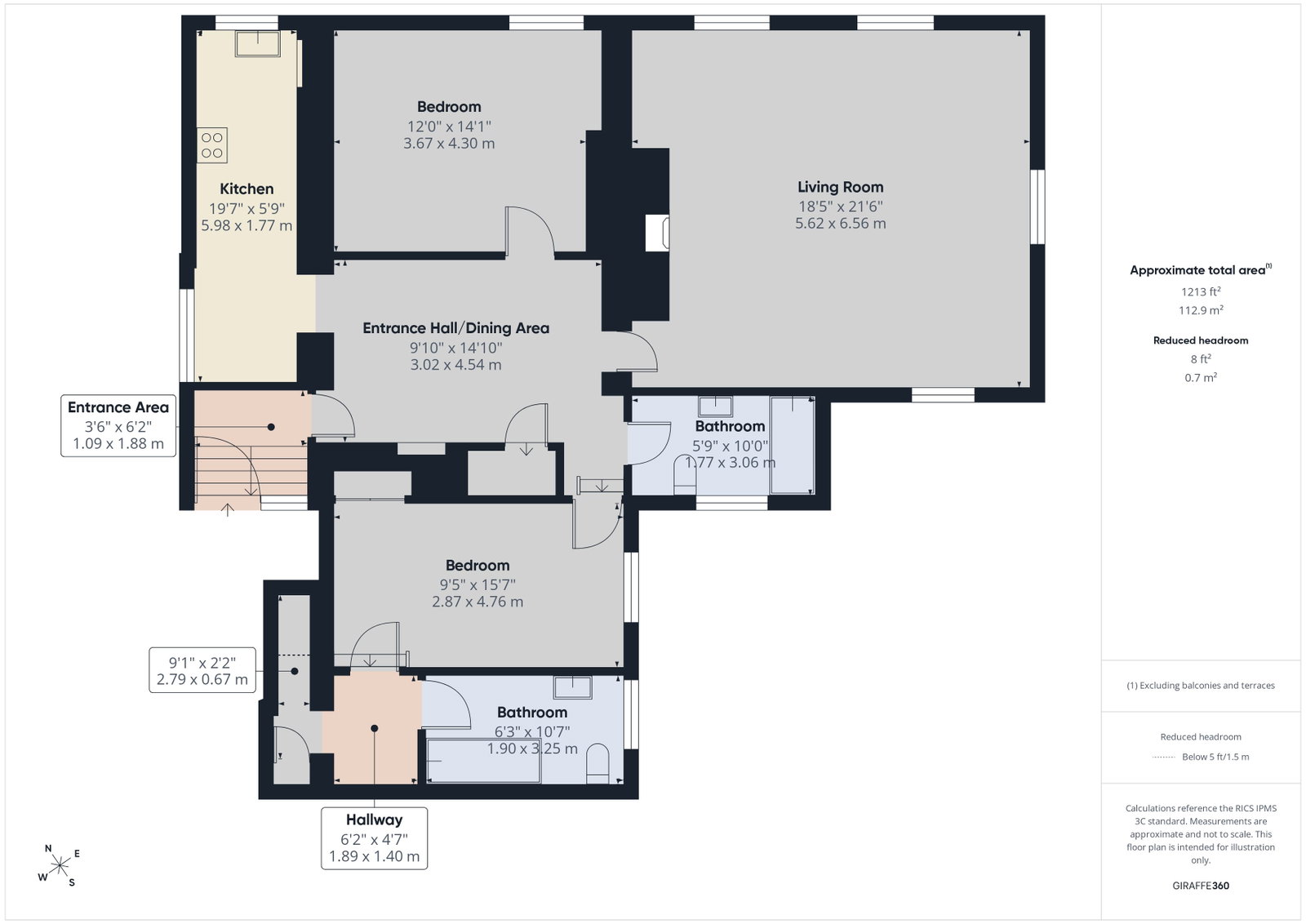 Flat 7 Thickthorn Hall, Hethersett NR9 floorplan