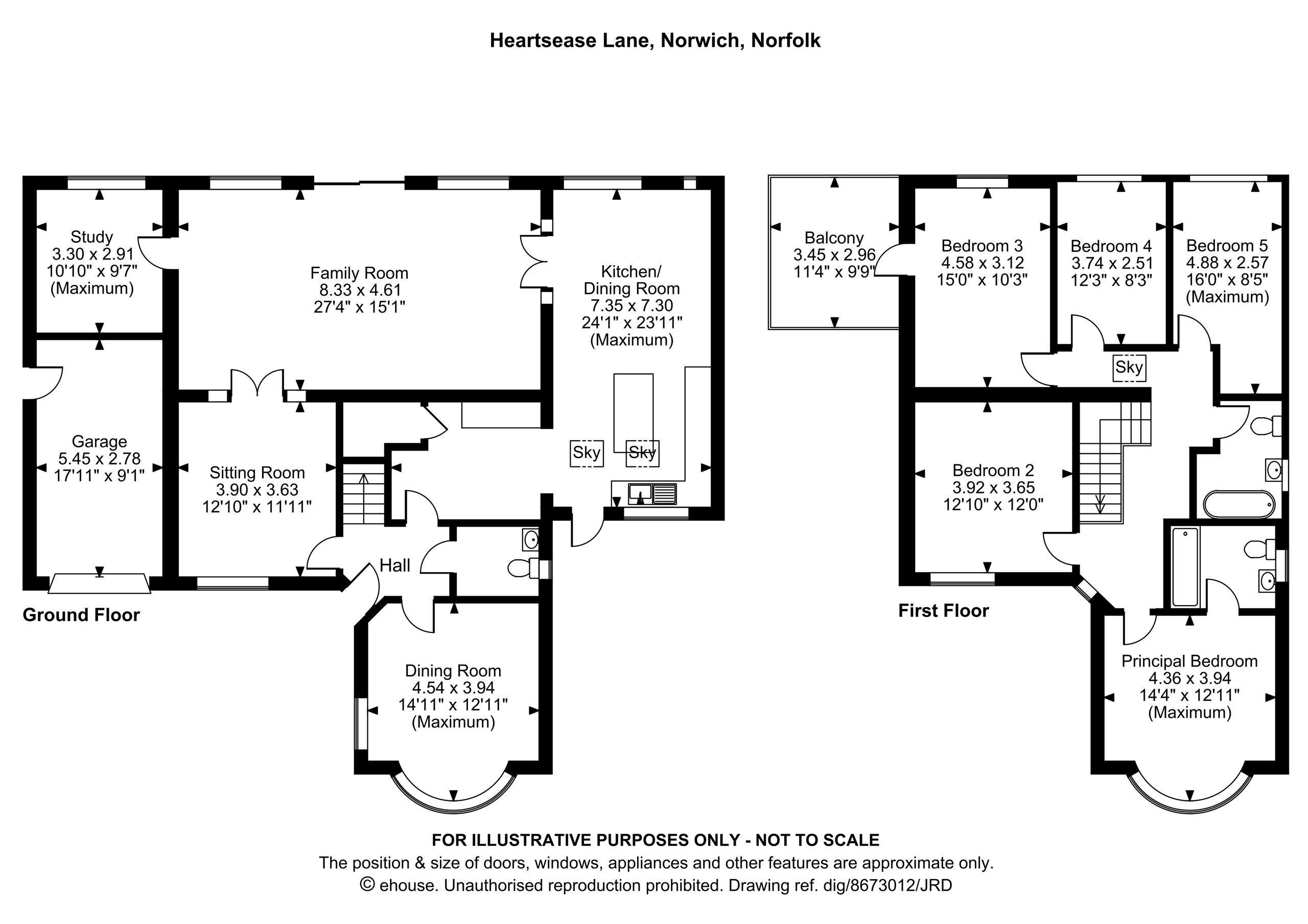 29, Heartsease Lane, Norwich floorplan