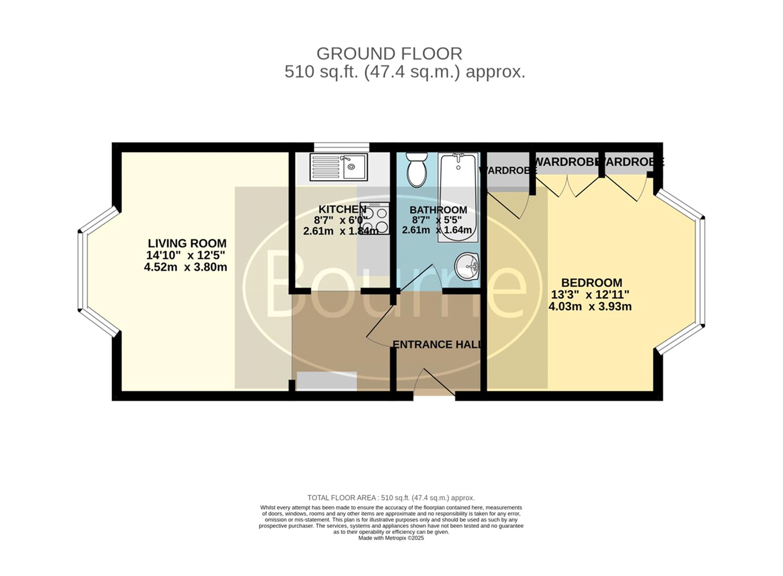 Clandon Road, Guildford floorplan