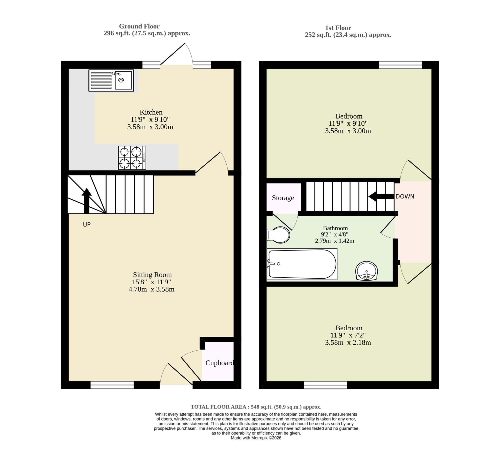 19 Lindley Close, Norwich floorplan