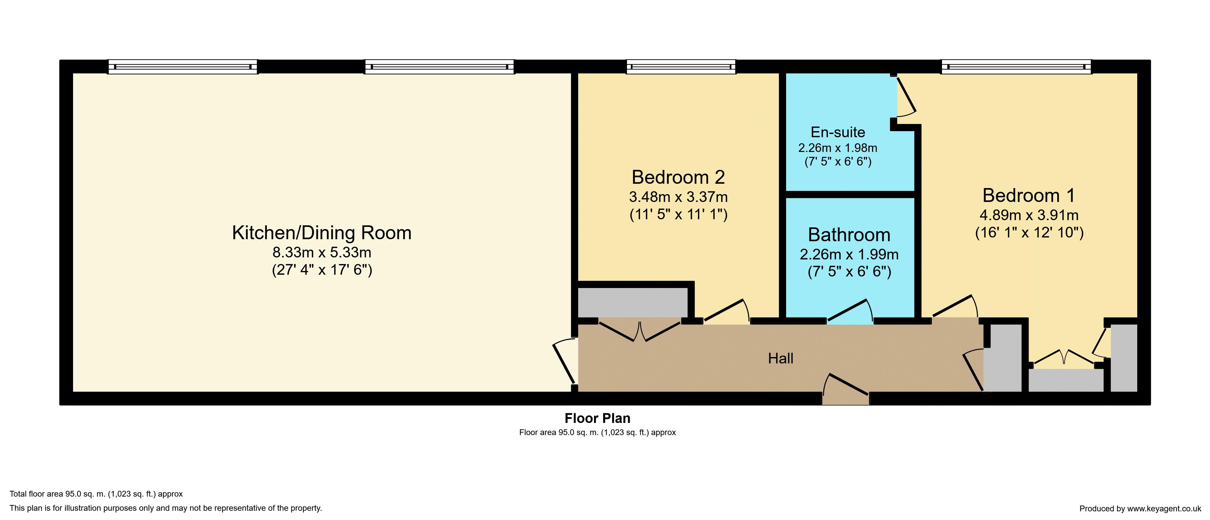 2 Bedrooms Flat to rent in 51.02 Apartments, St James Barton, Bristol BS1