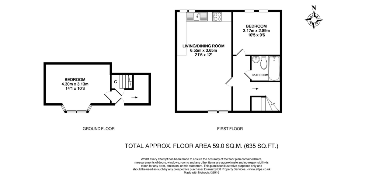 20, Bridge Court, The Causeway floorplan