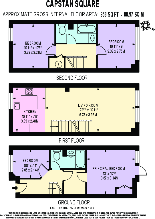 2, Capstan Square, London floorplan
