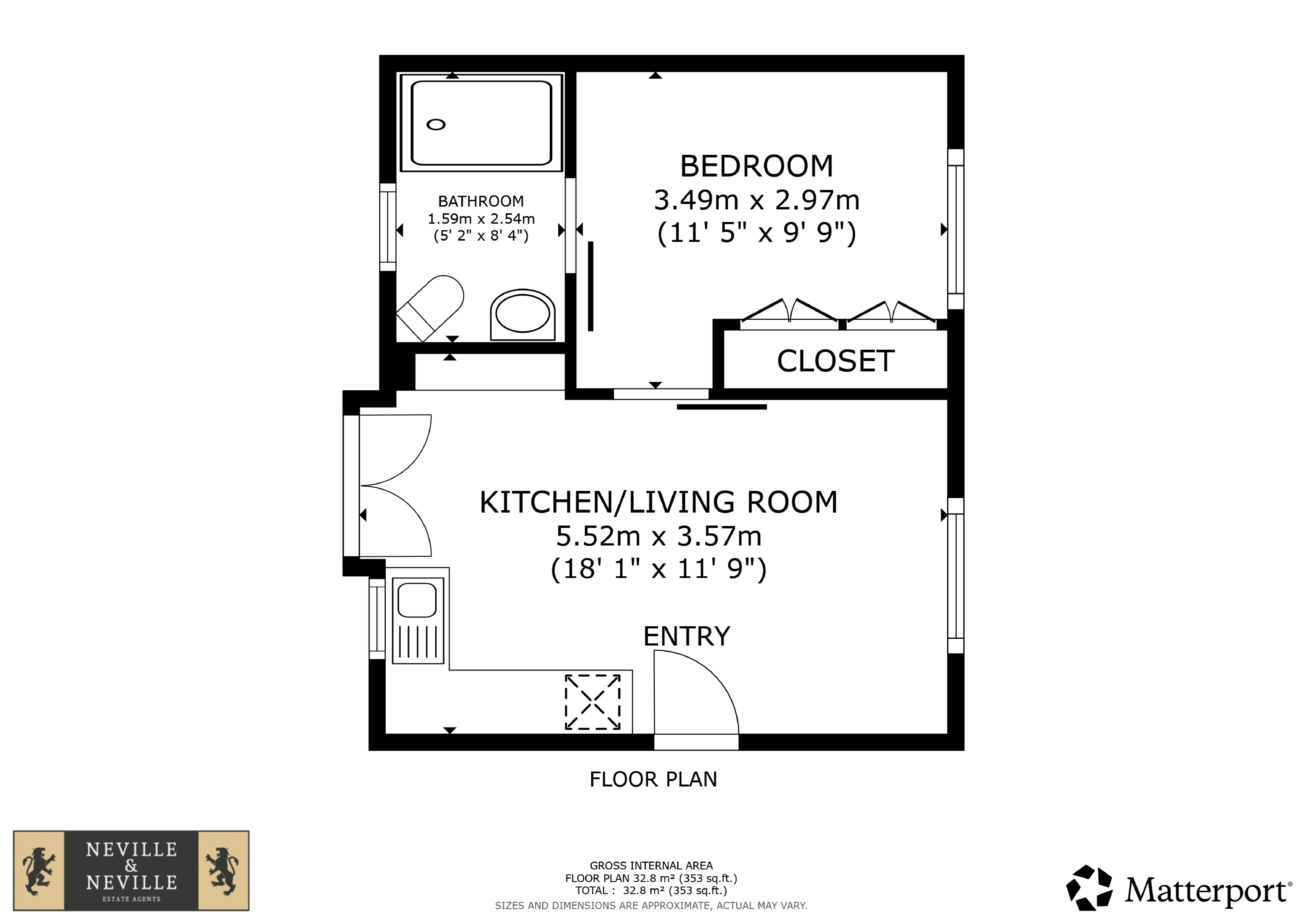 4 Shawpits Cottages,, Mill Lane, Hailsham floorplan