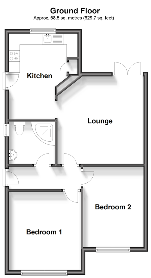 Park Avenue, Birchington, Kent CT7, 2 bedroom semidetached bungalow for sale 65327025