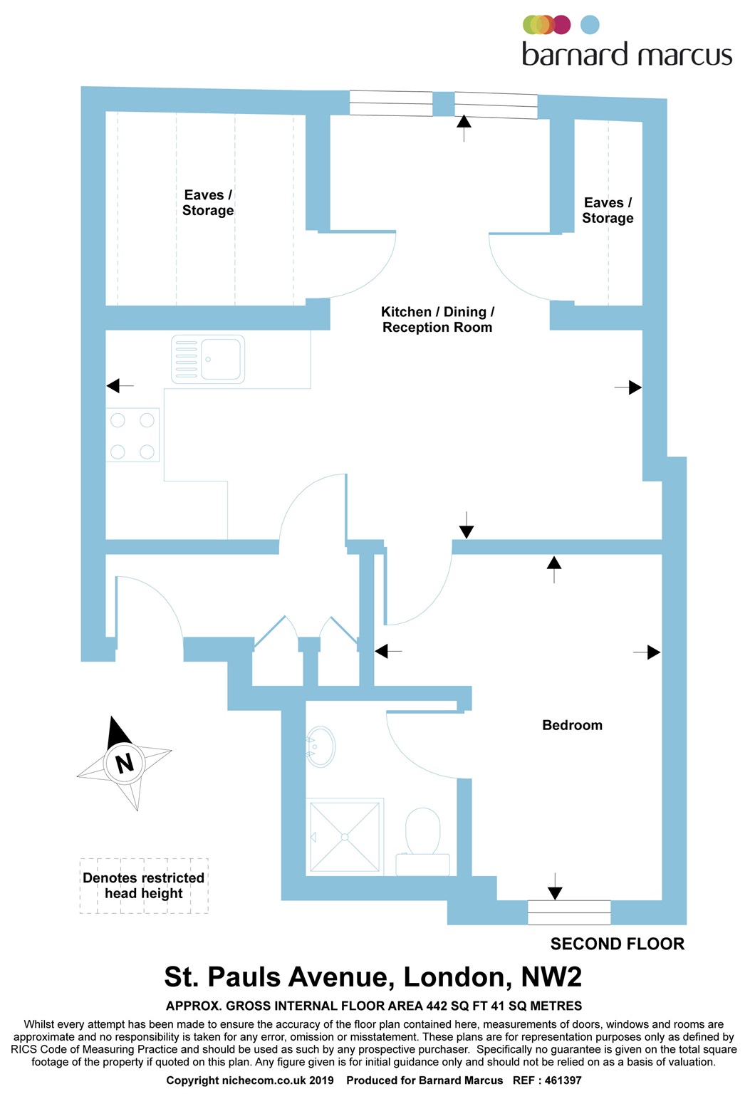 1 Bedrooms Flat for sale in St. Pauls Avenue, London NW2