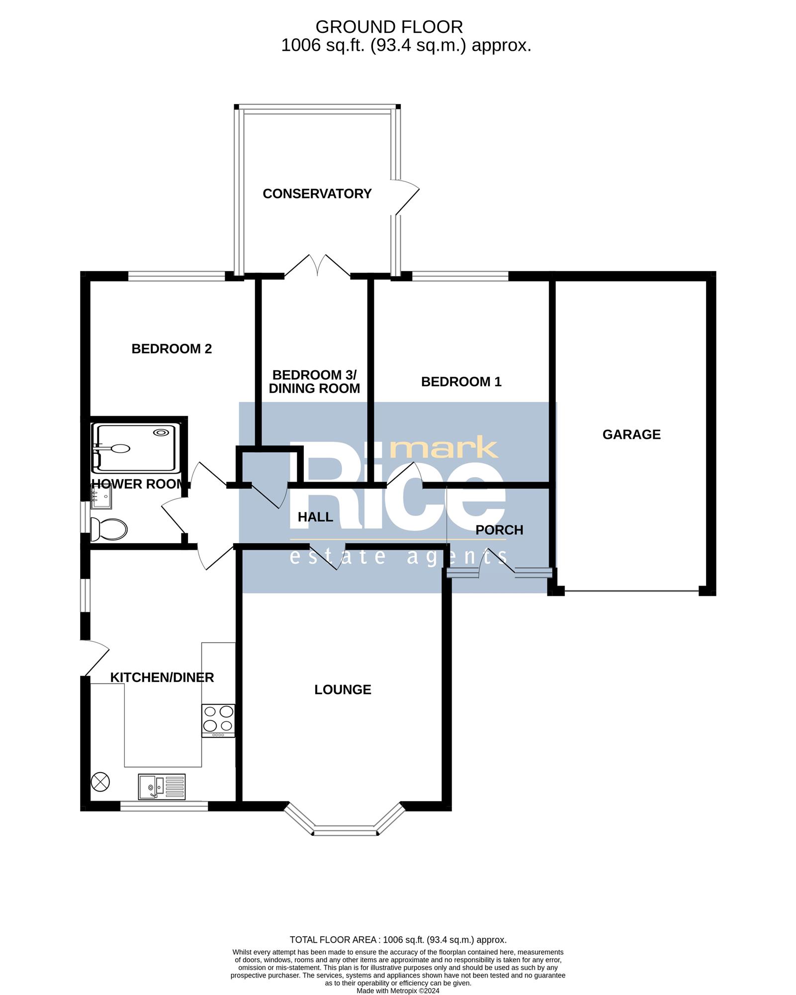 8, Bernicia Drive, Quarrington floorplan