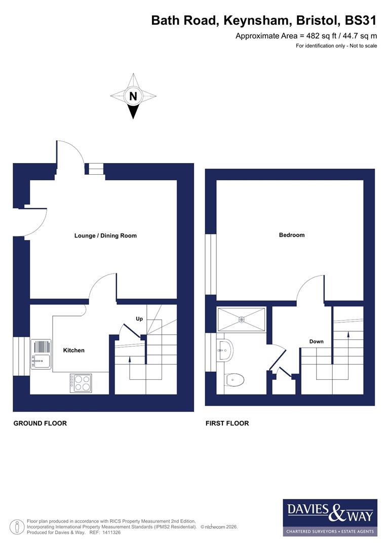 Garden Cottage, 42b Bath Road, Bristol floorplan
