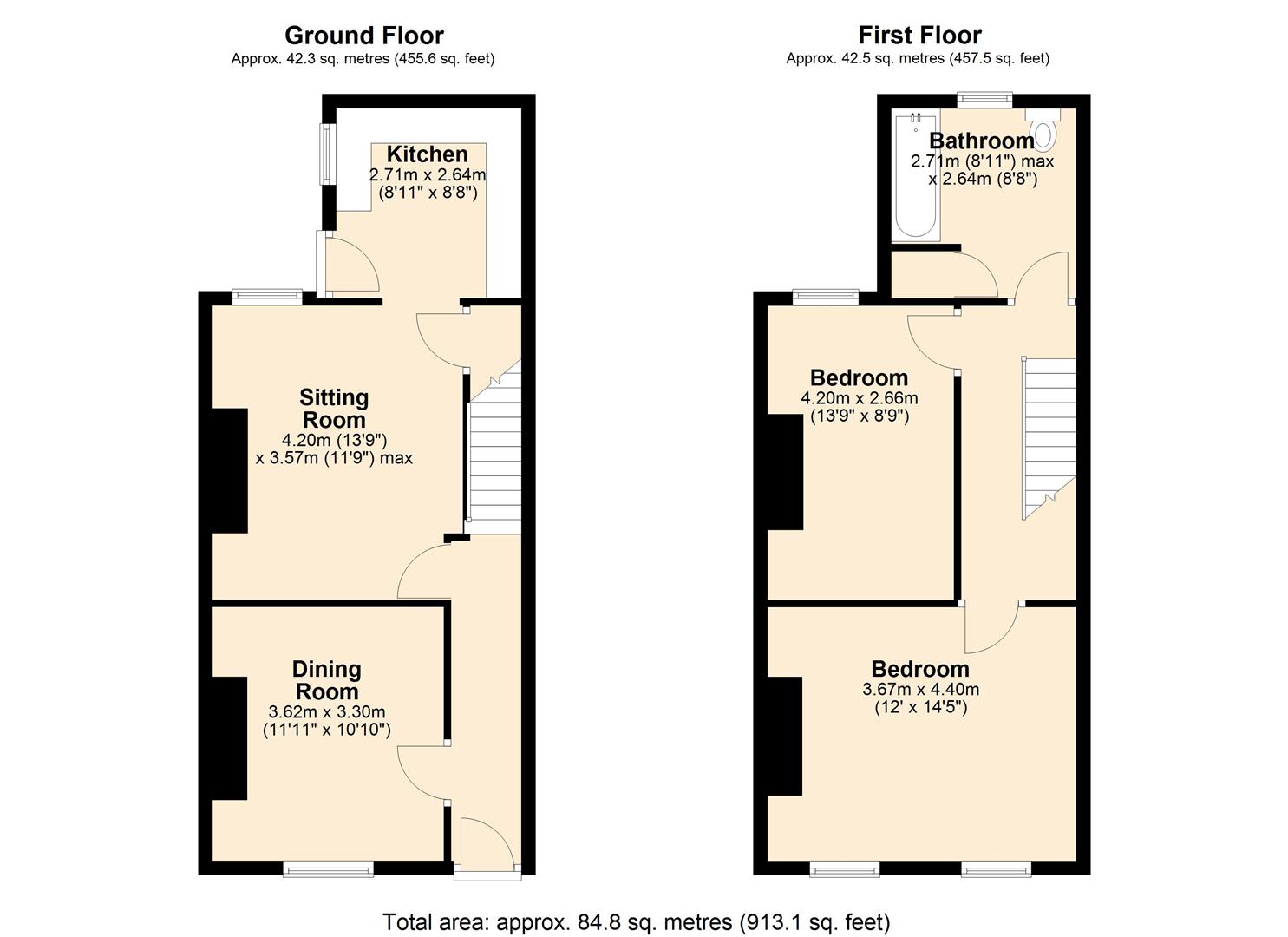 527, Bickershaw Lane, Wigan floorplan