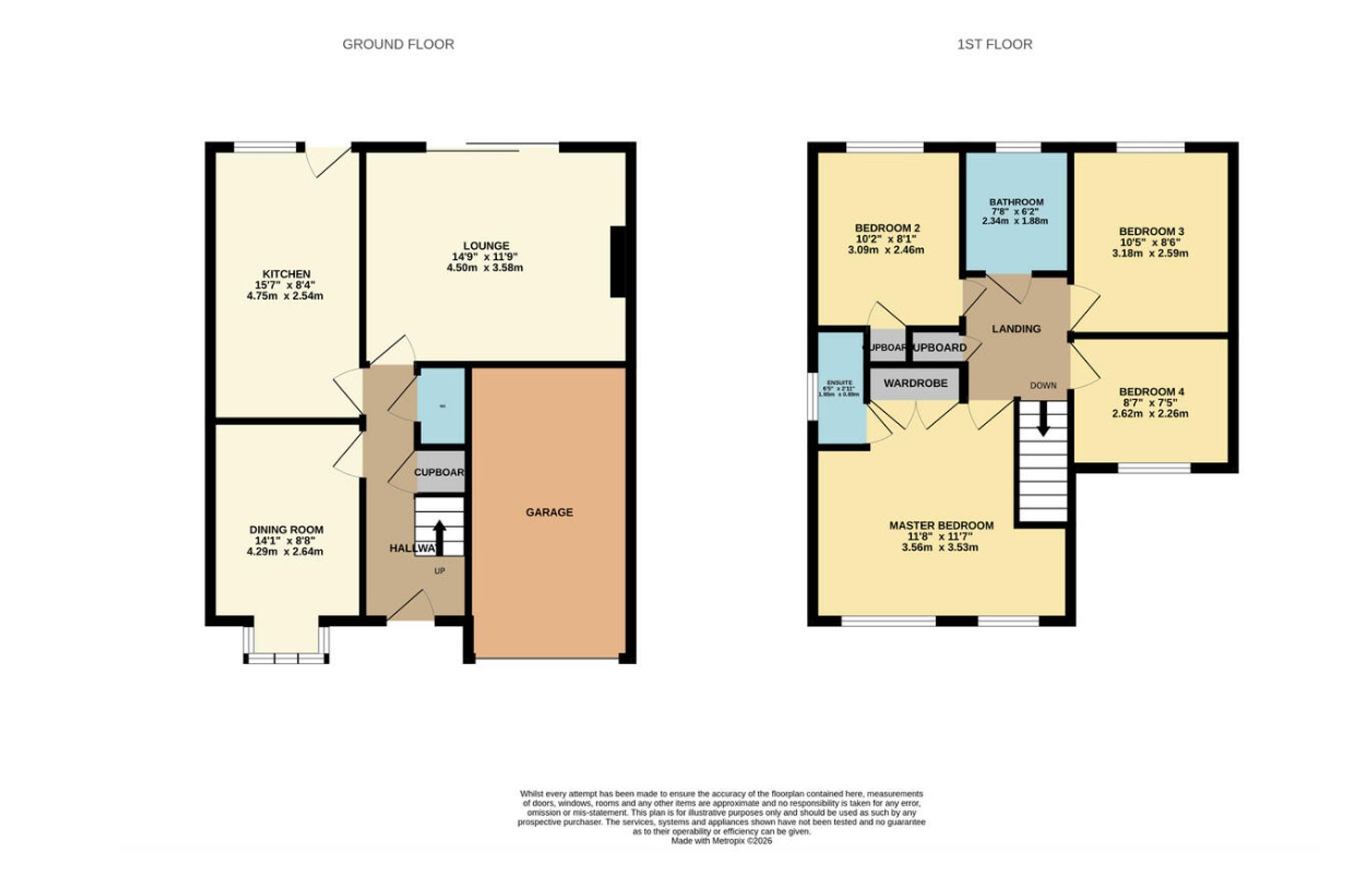 21 Hickory Close, Nottingham floorplan