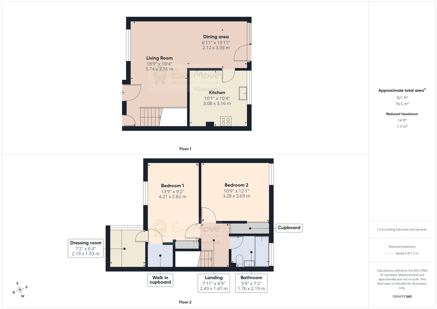 7, Rosewood Close, Brandon floorplan