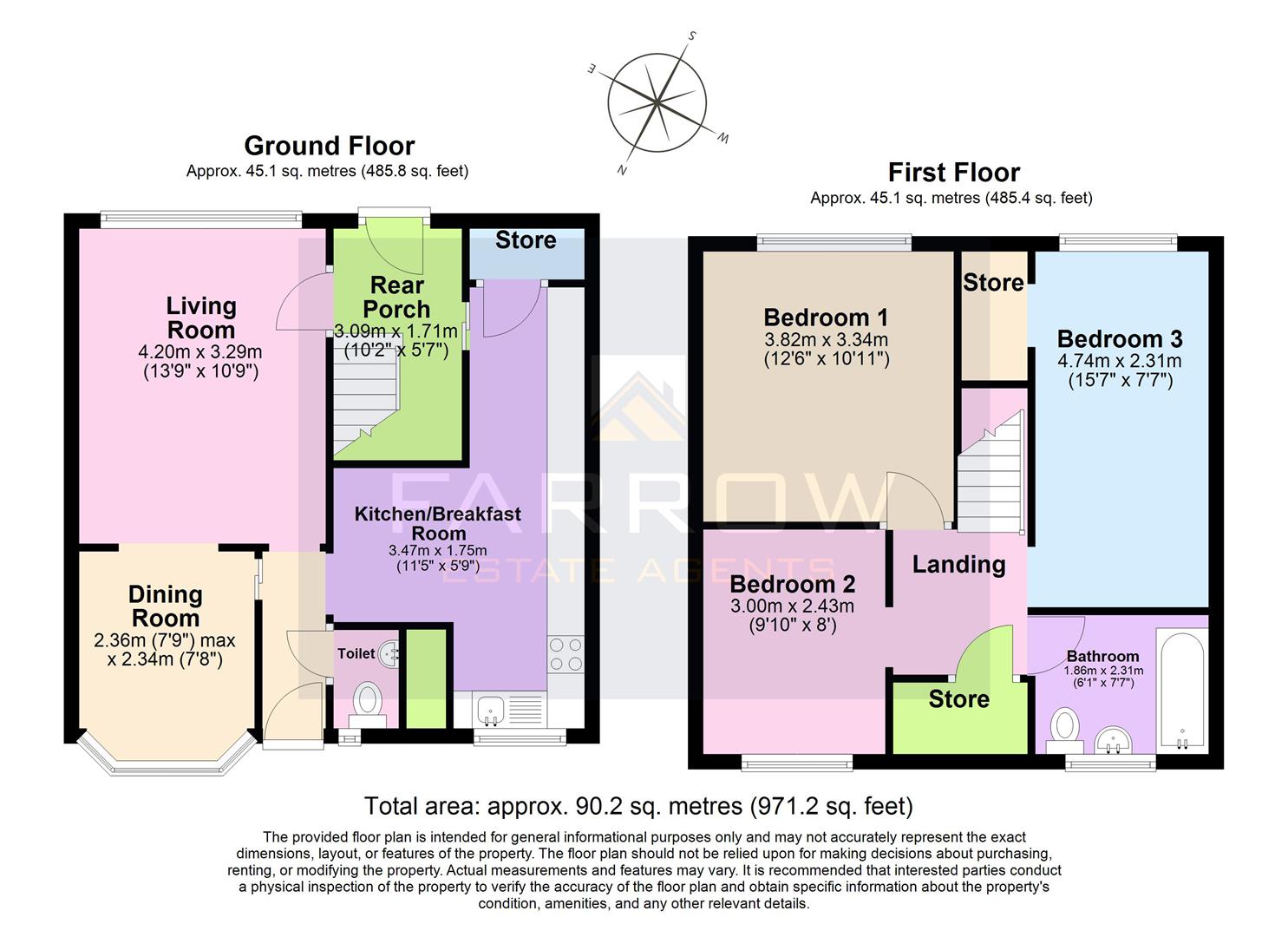 8, Blair Walk, Immingham floorplan