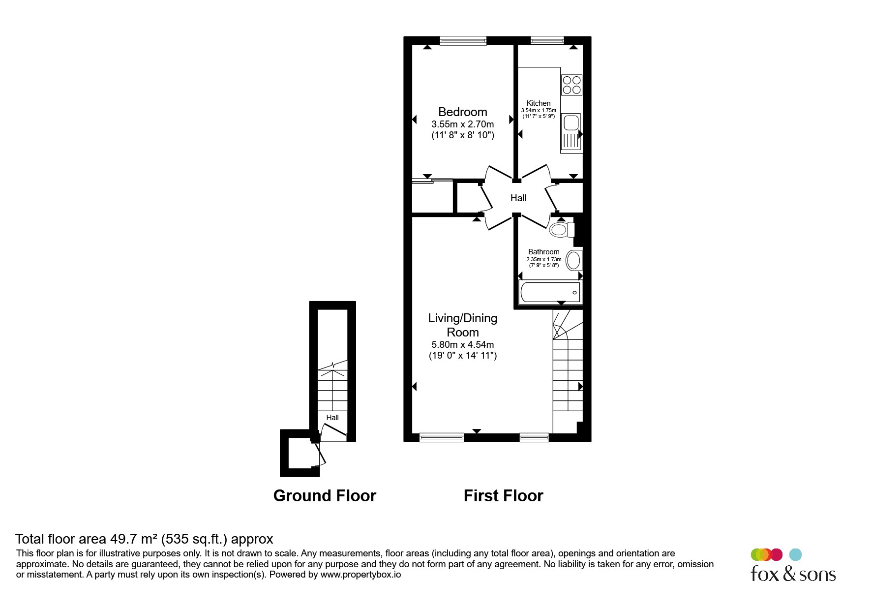 71, Bolton Road, Crawley floorplan
