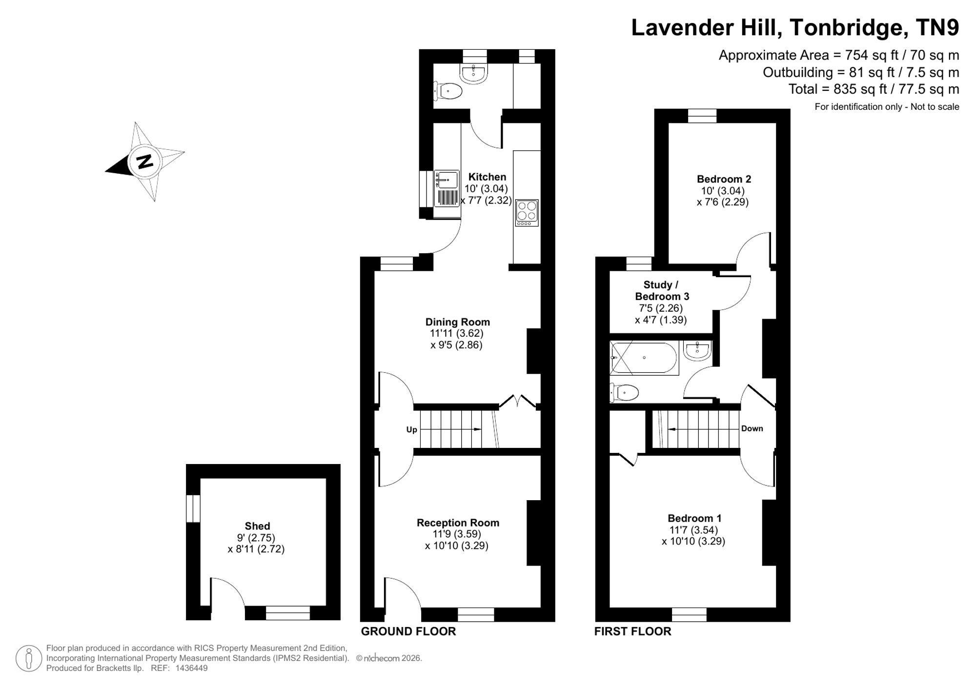 104 Lavender Hill, Tonbridge floorplan