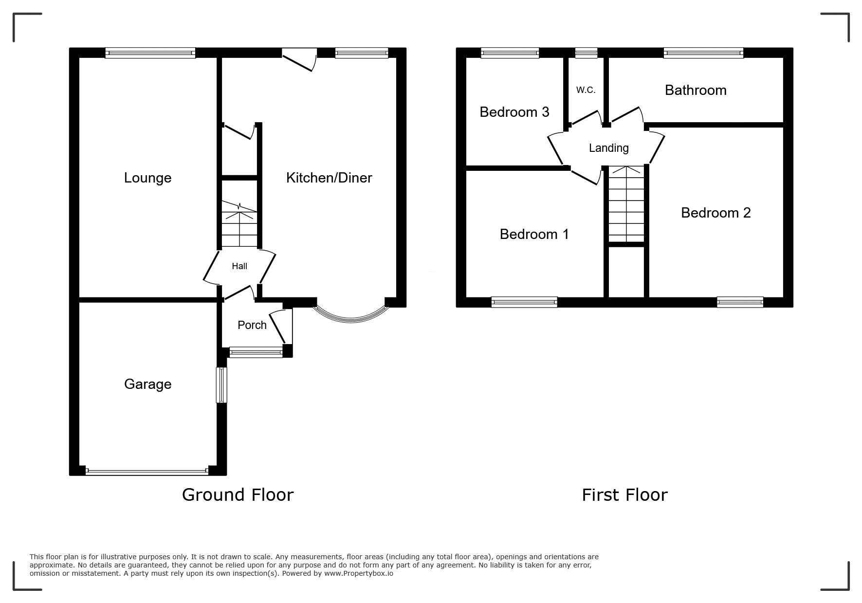 56, Blenheim Drive, Bedlington floorplan