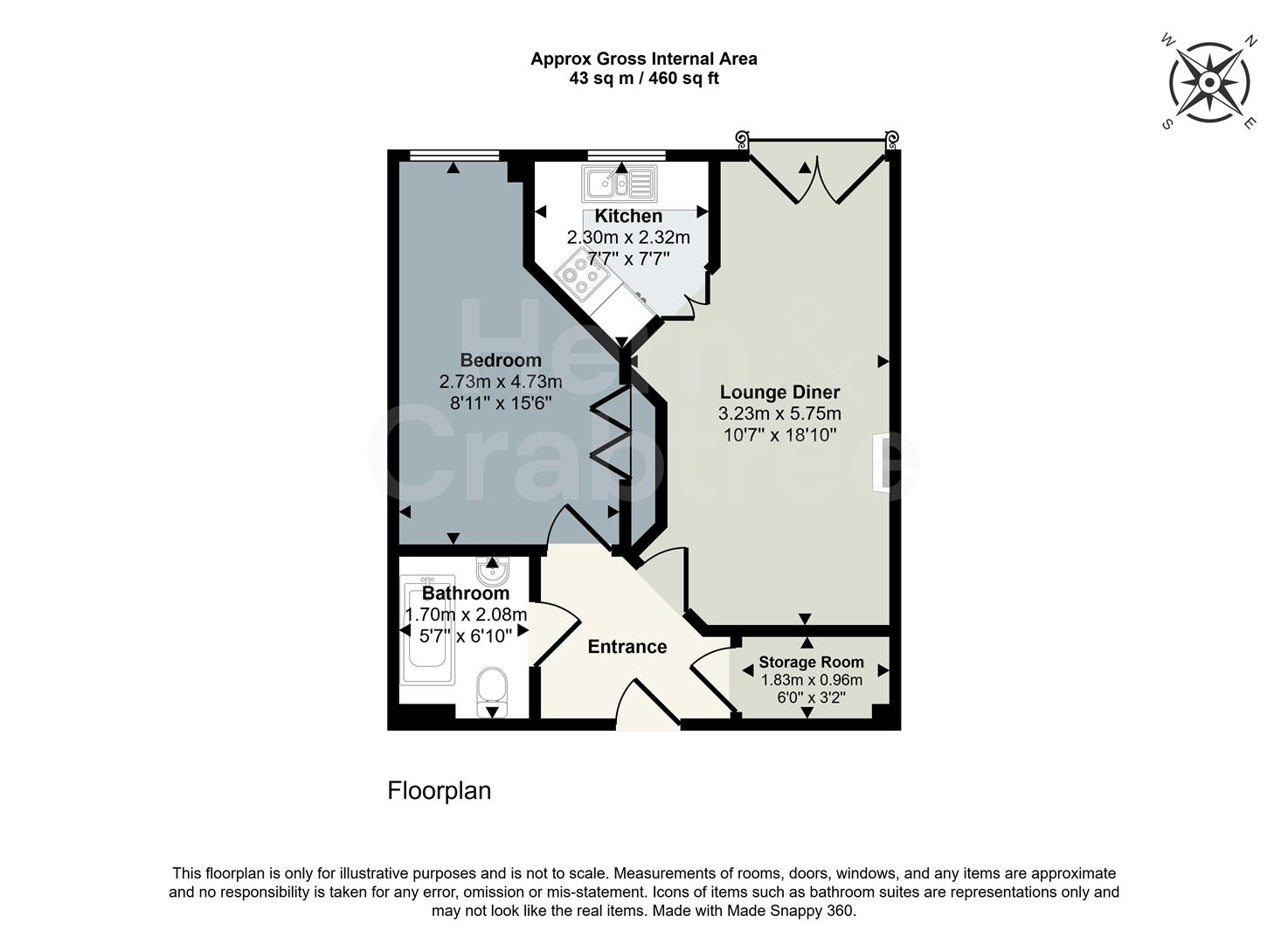 Pritchard Court, Cardiff Road, Llandaff, Cardiff floorplan