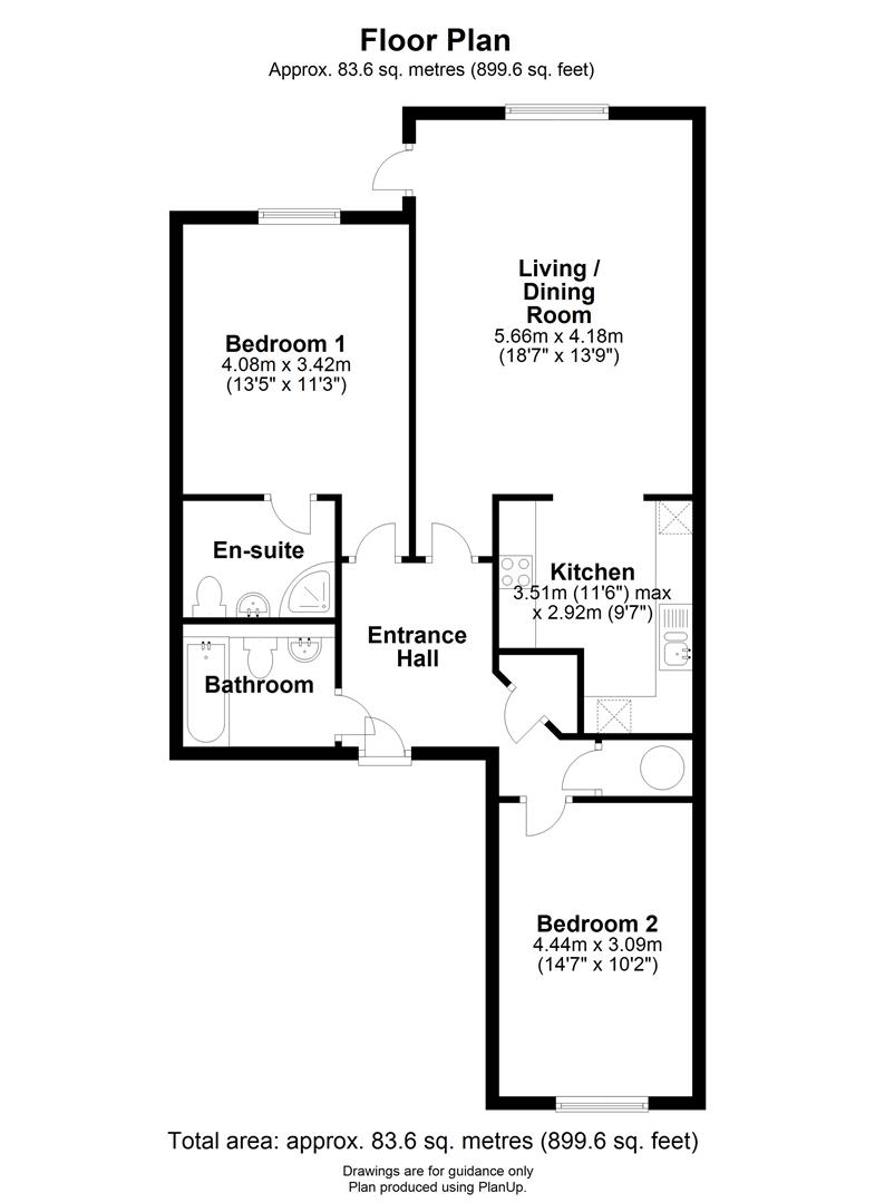 1, St Bartholomew's Ct, Cambridge floorplan