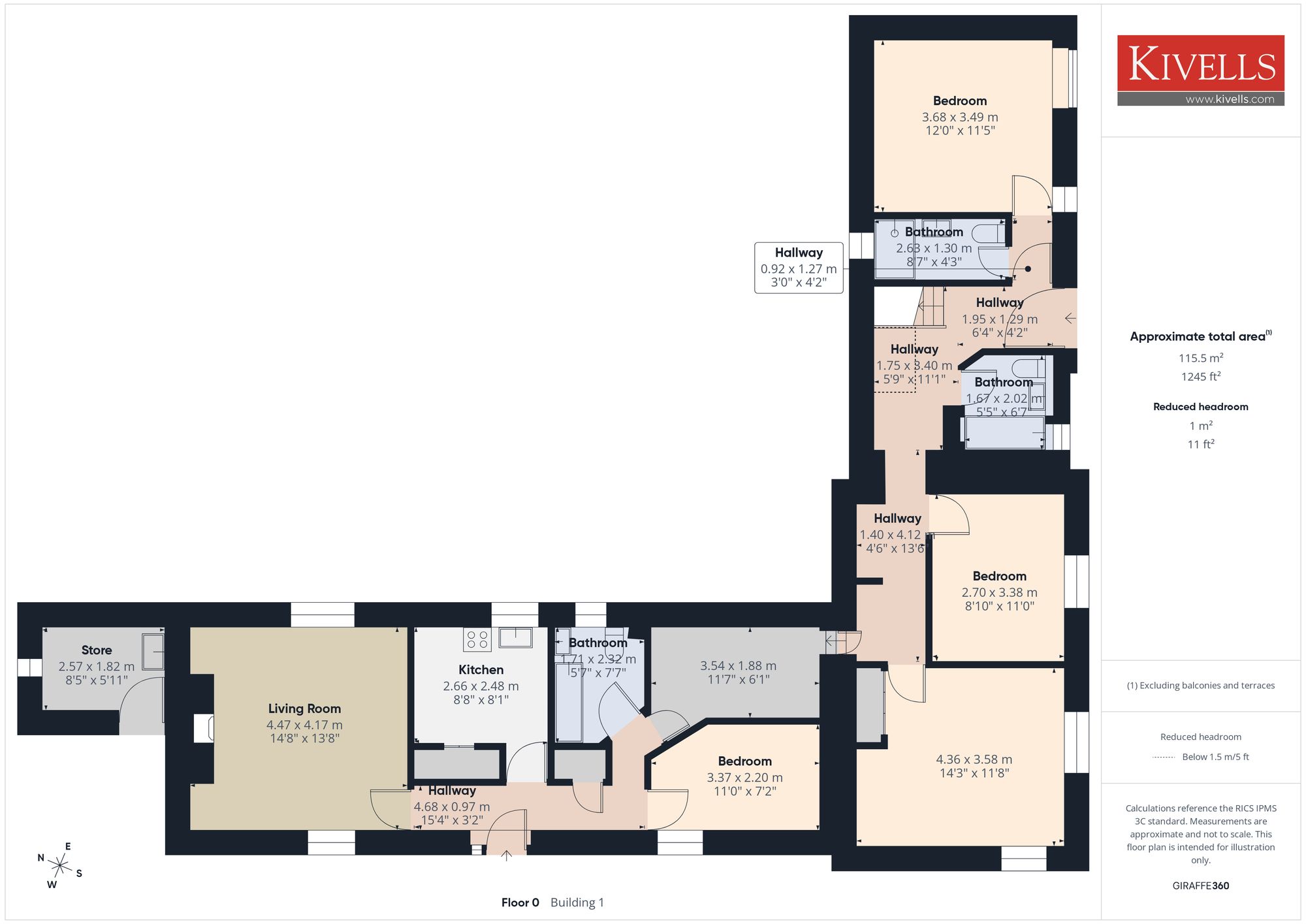 Tregarth, Liskeard floorplan