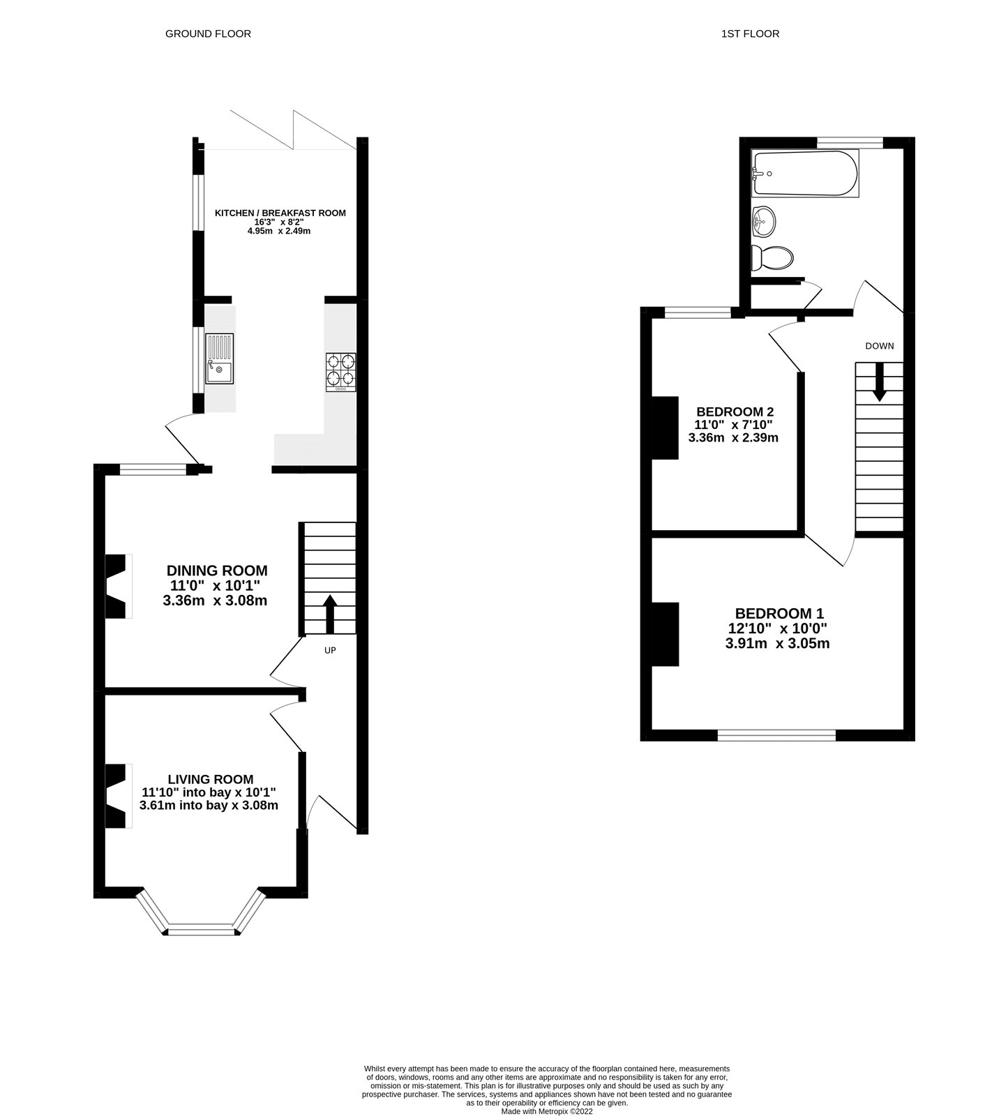 Belle Vue Road, Aldershot GU12, 2 bedroom terraced house for sale