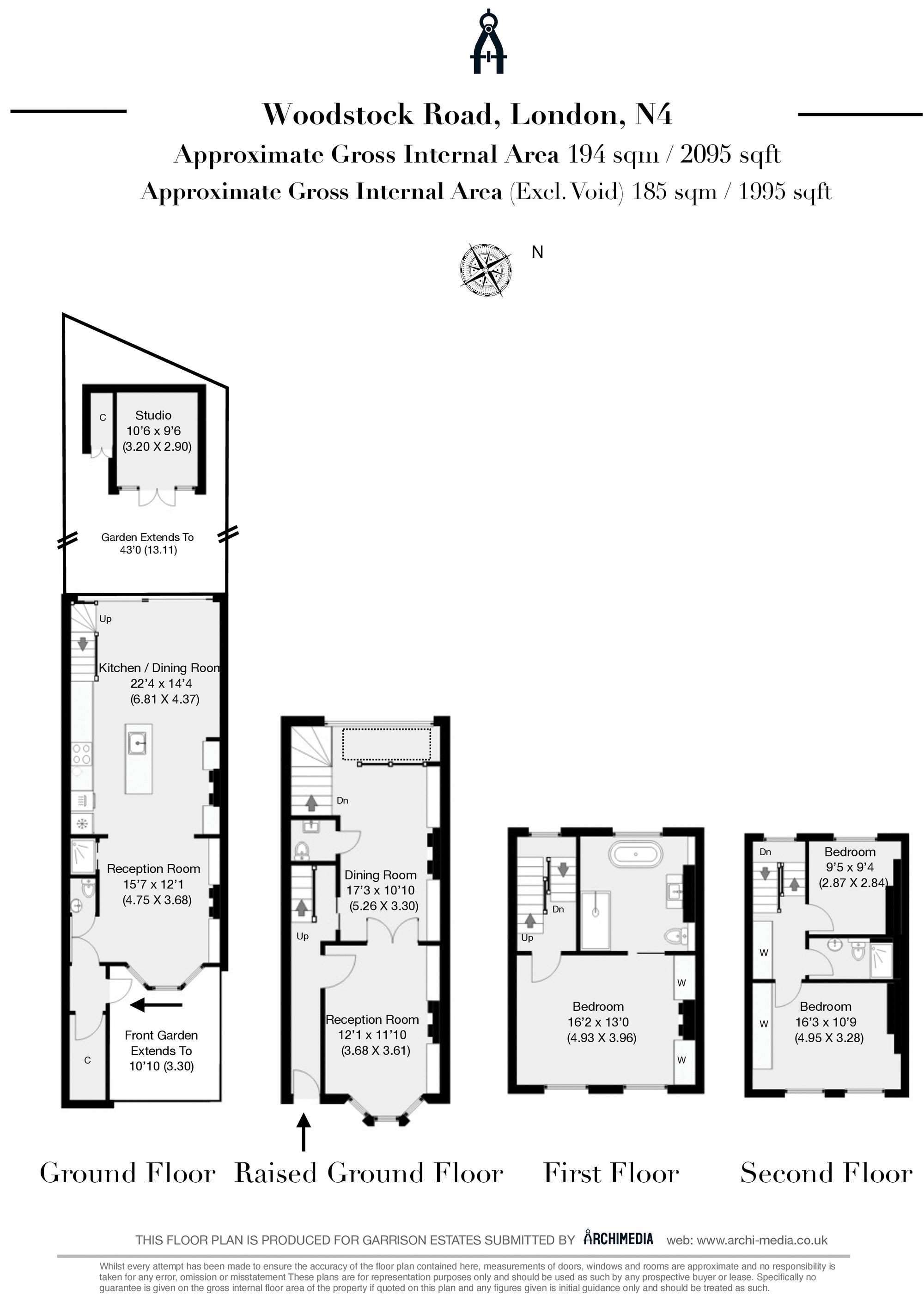 26, Woodstock Road, London floorplan