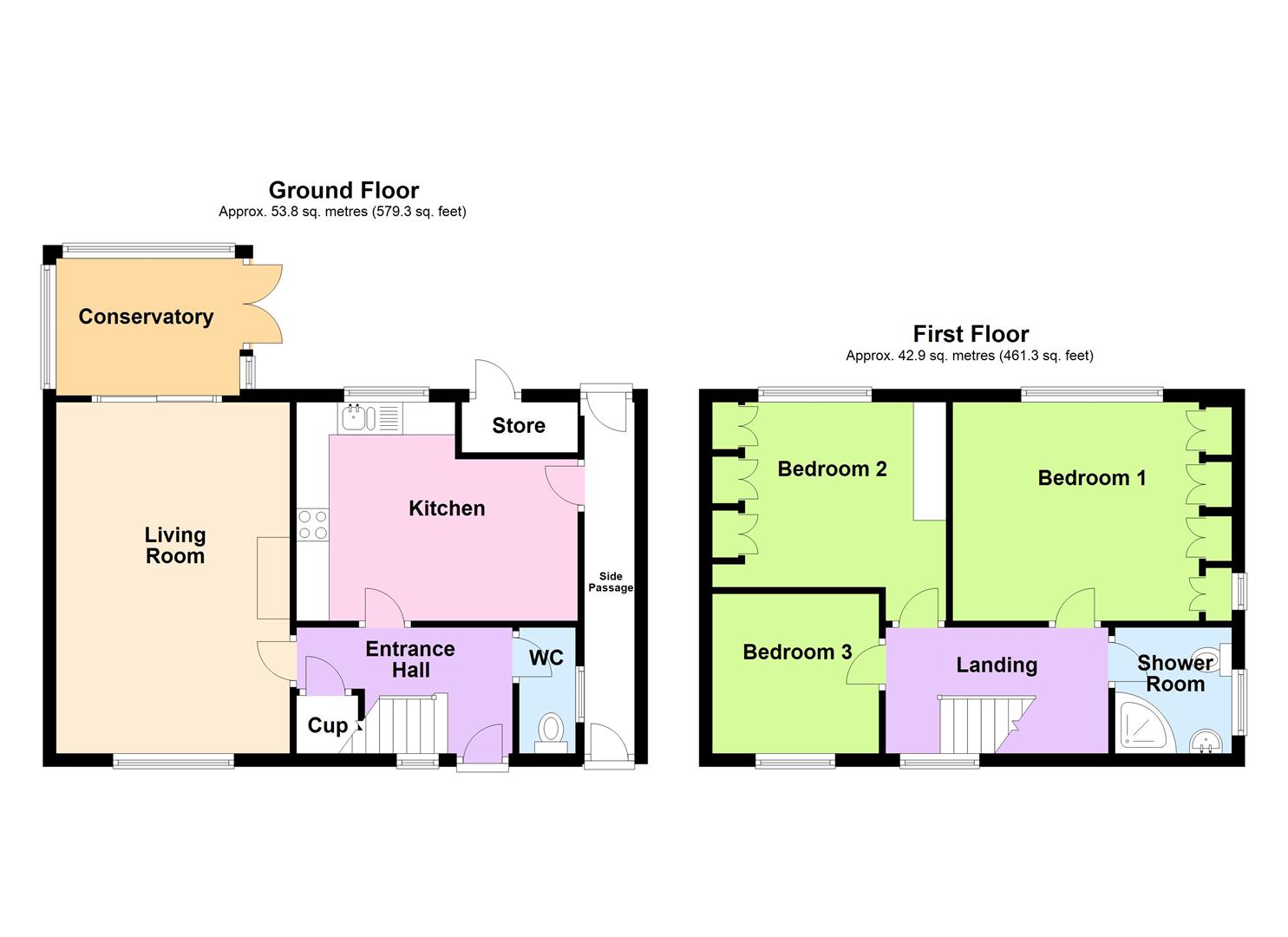 3 Bedrooms Semi-detached house for sale in Smith Crescent, Coalville, Leicestershire LE67