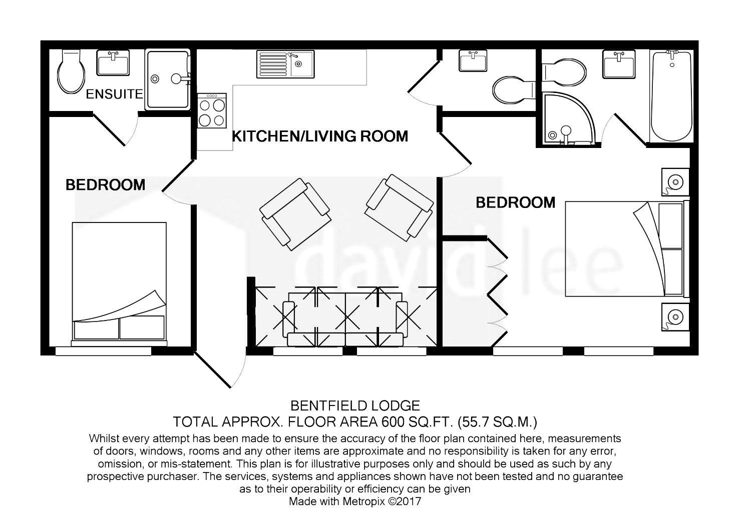 2 Bedrooms Semi-detached bungalow to rent in Bentfield Causeway, Stansted CM24