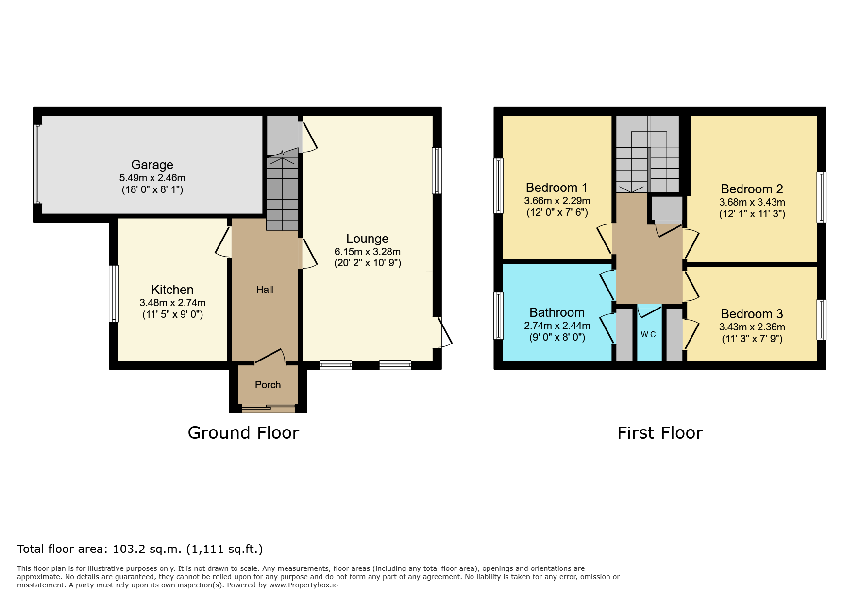 1 St. Helens Drive, Leicester floorplan
