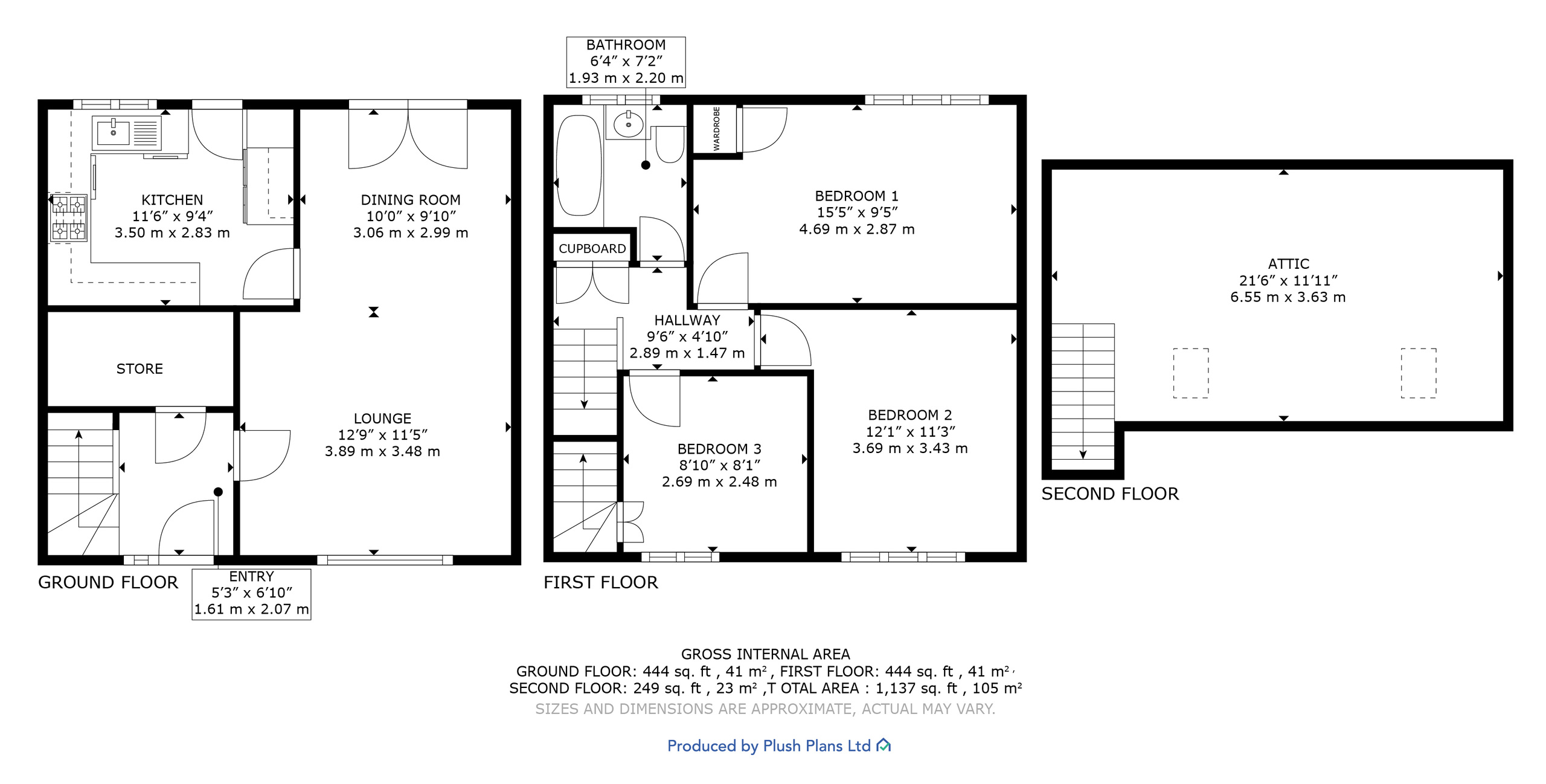 38 Fenwick Drive, Glasgow floorplan