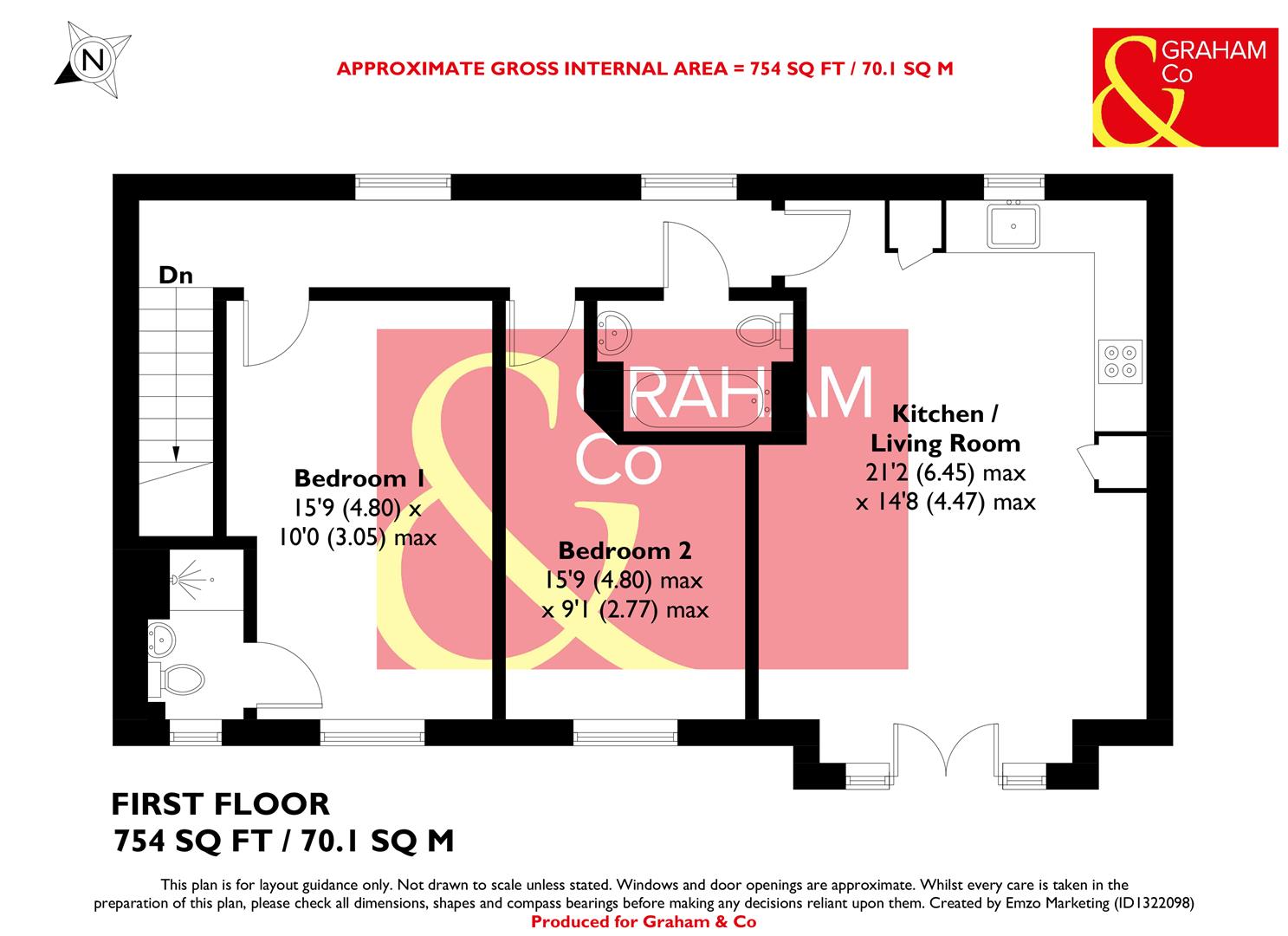 15, Fleece Close, Andover floorplan
