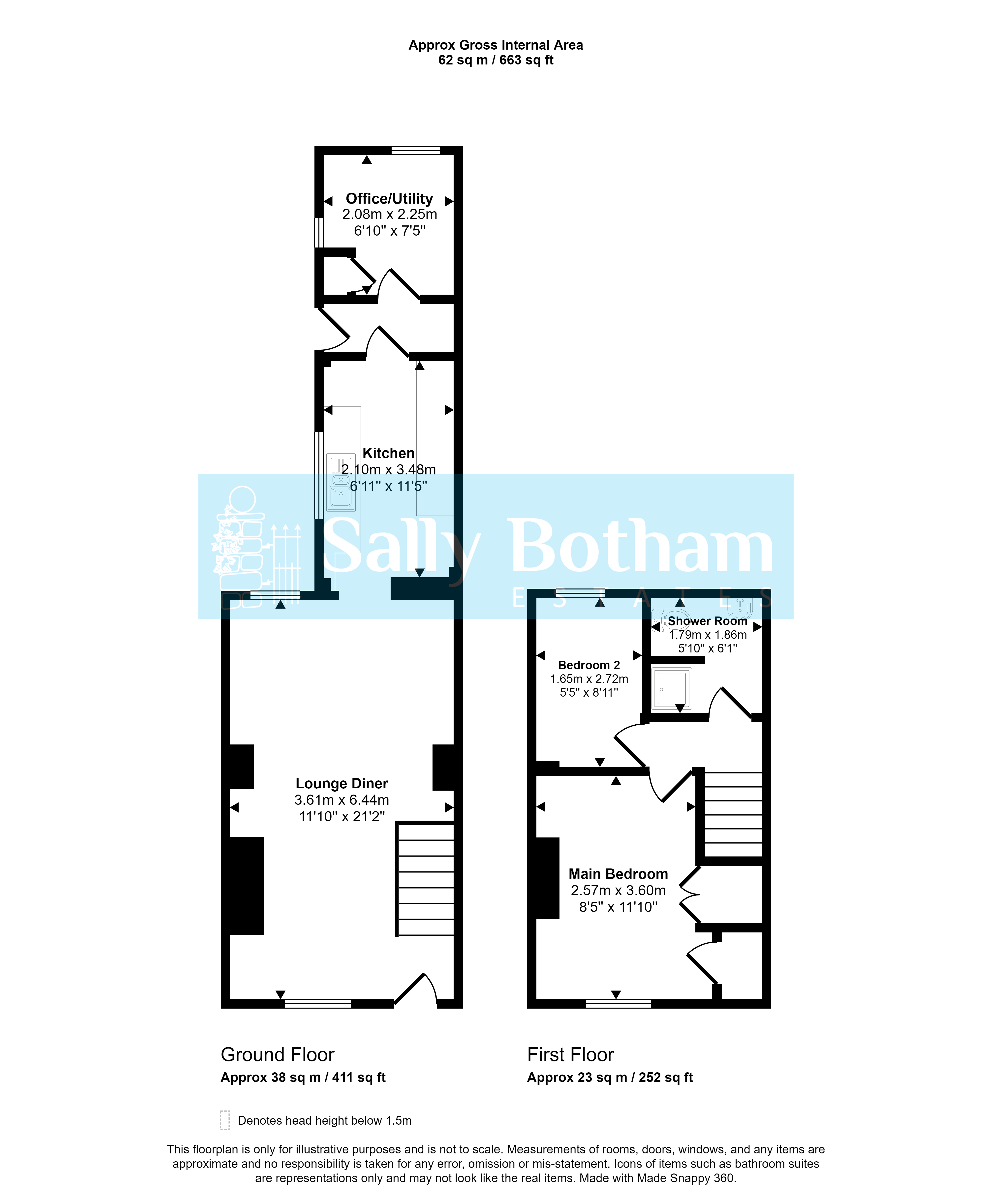 Street, Clay Cross, Chesterfield S45, 2 bedroom terraced house for sale 64821510