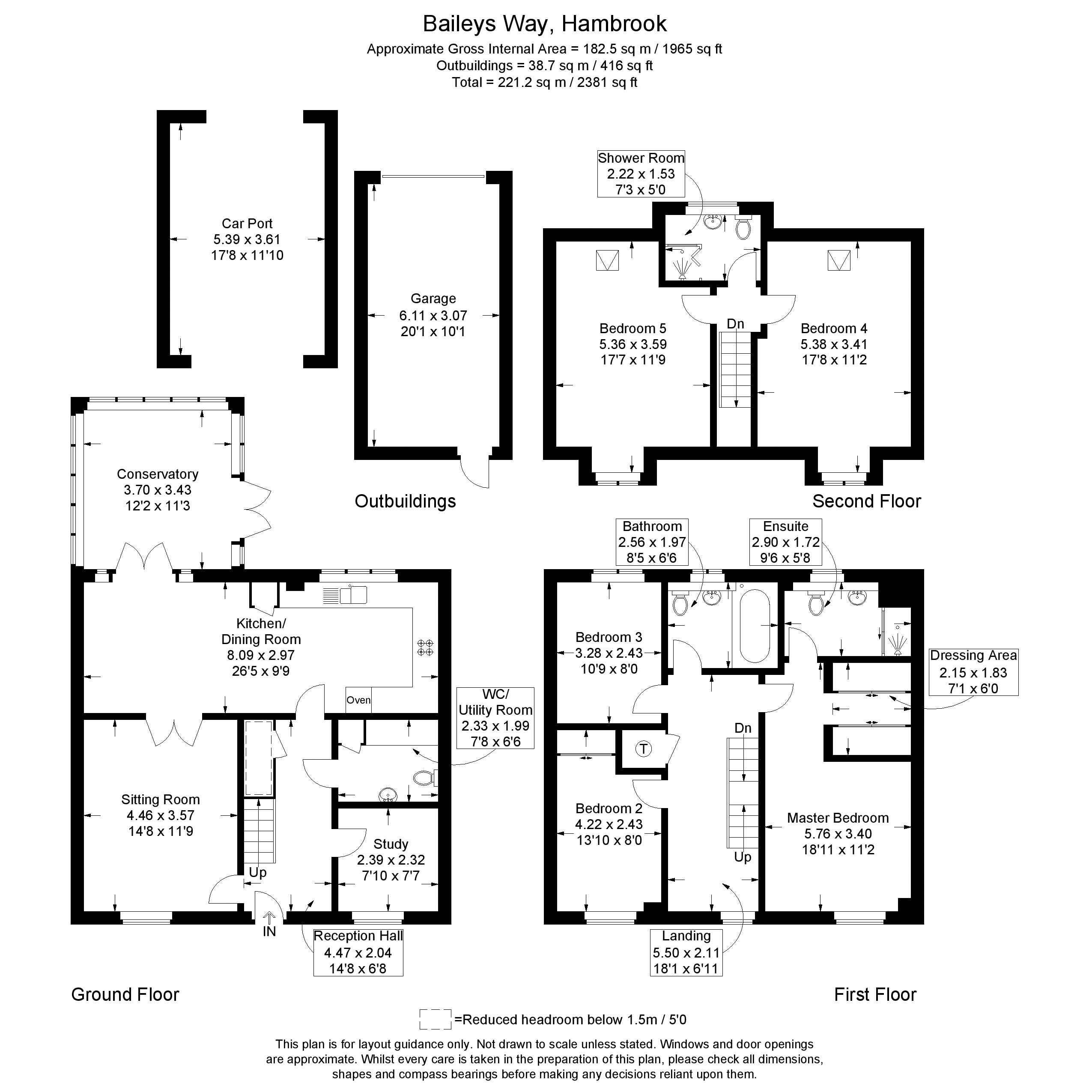 23, Baileys Way, Chichester floorplan