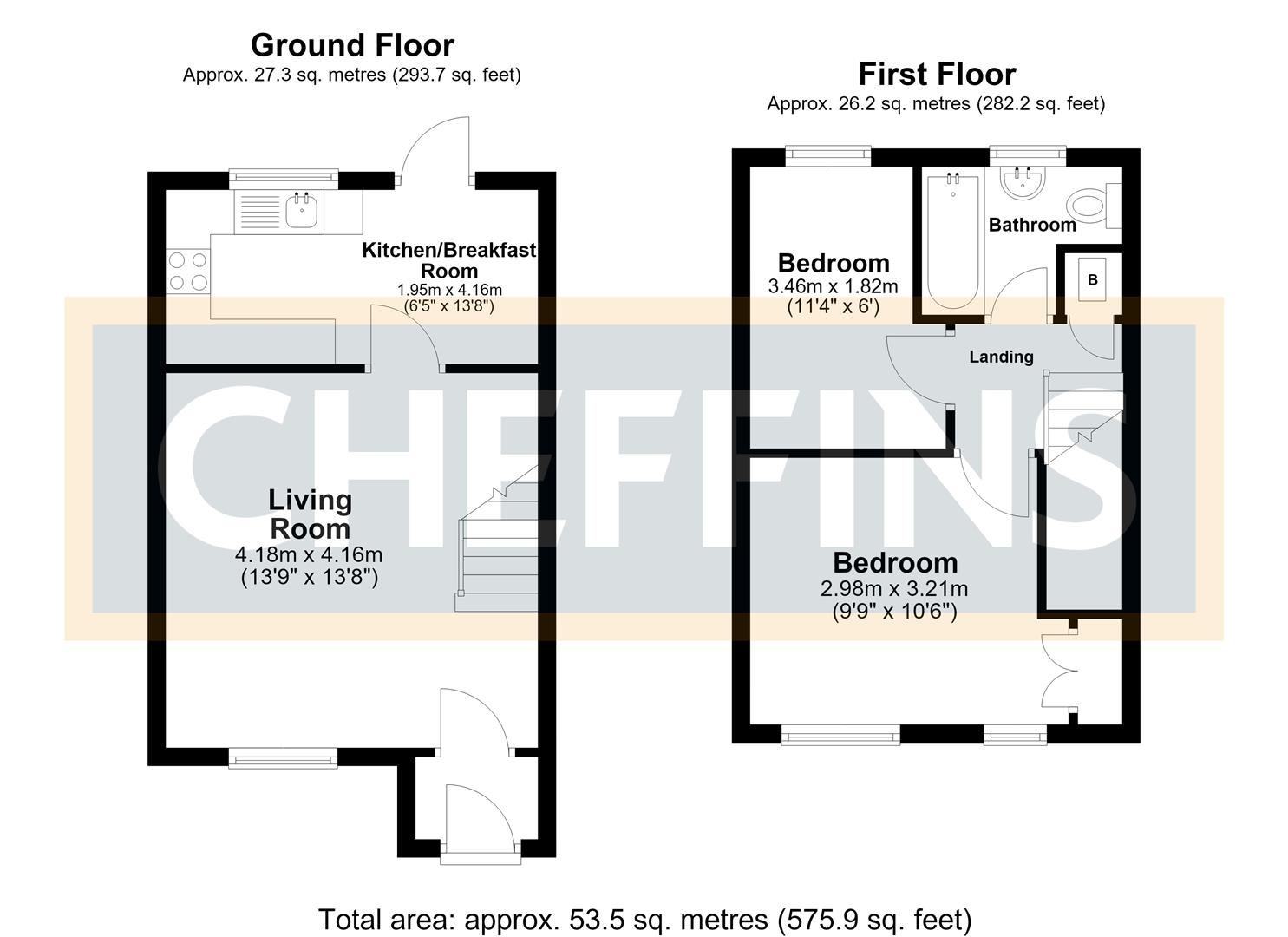 15, Osier Close, Ely floorplan