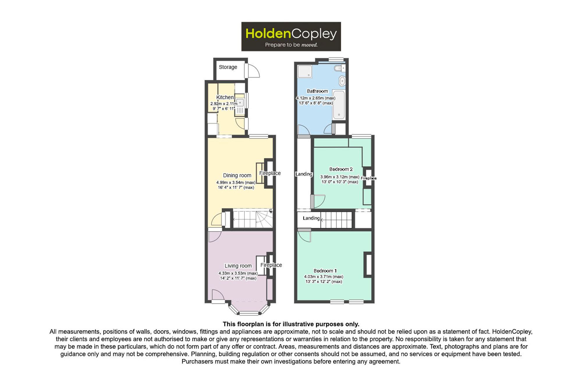 47 Montague Road, Nottingham floorplan