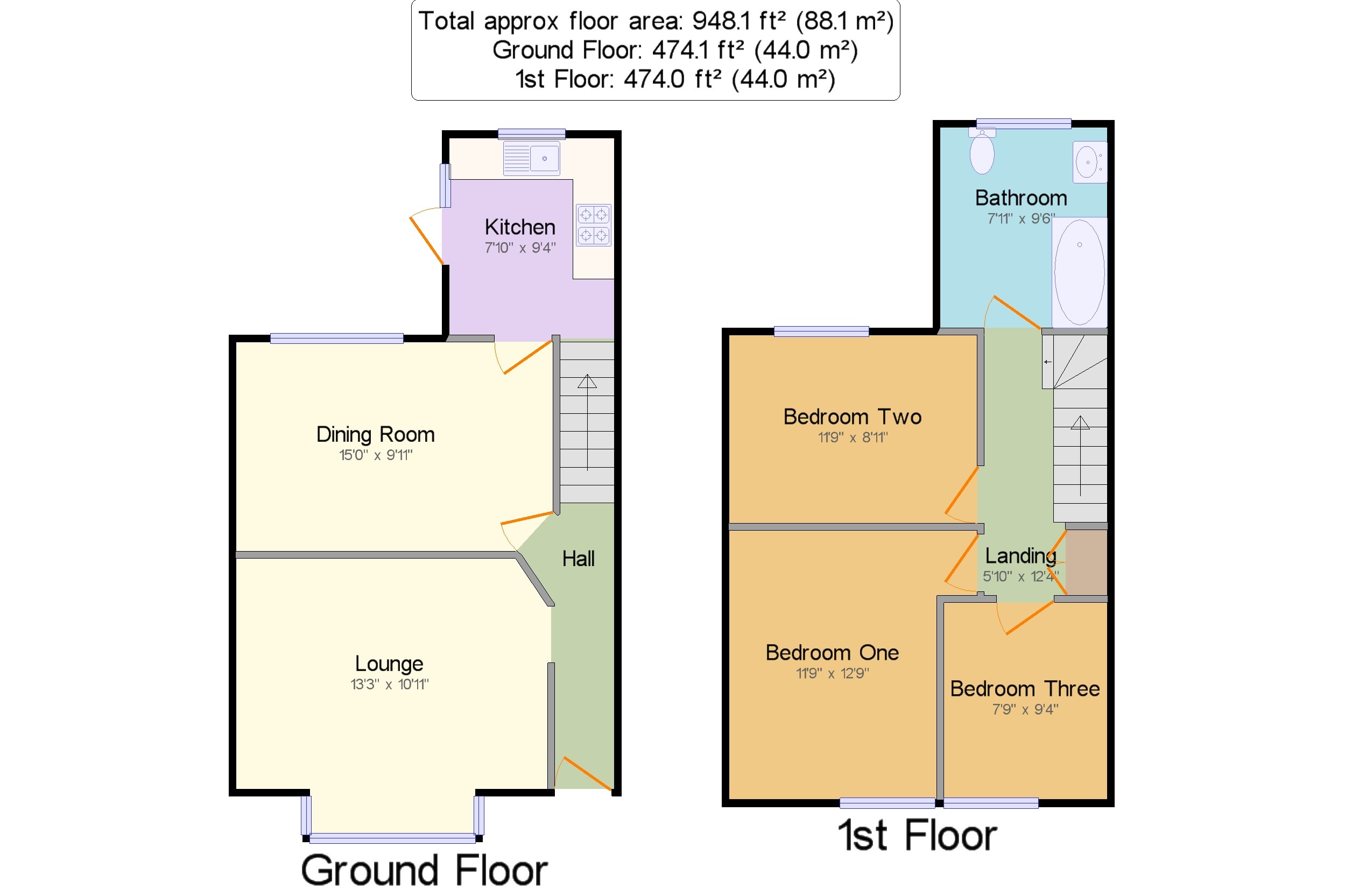 3 Bedrooms  to rent in Binney Road, Rochester ME3