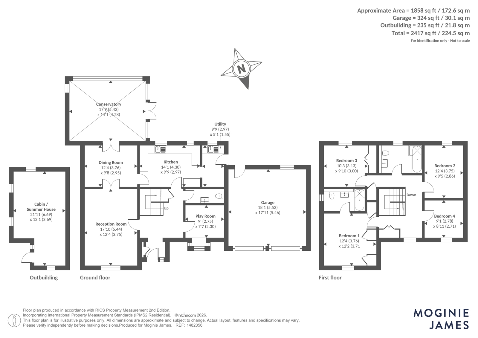 17, Ruperra Close, Cardiff floorplan