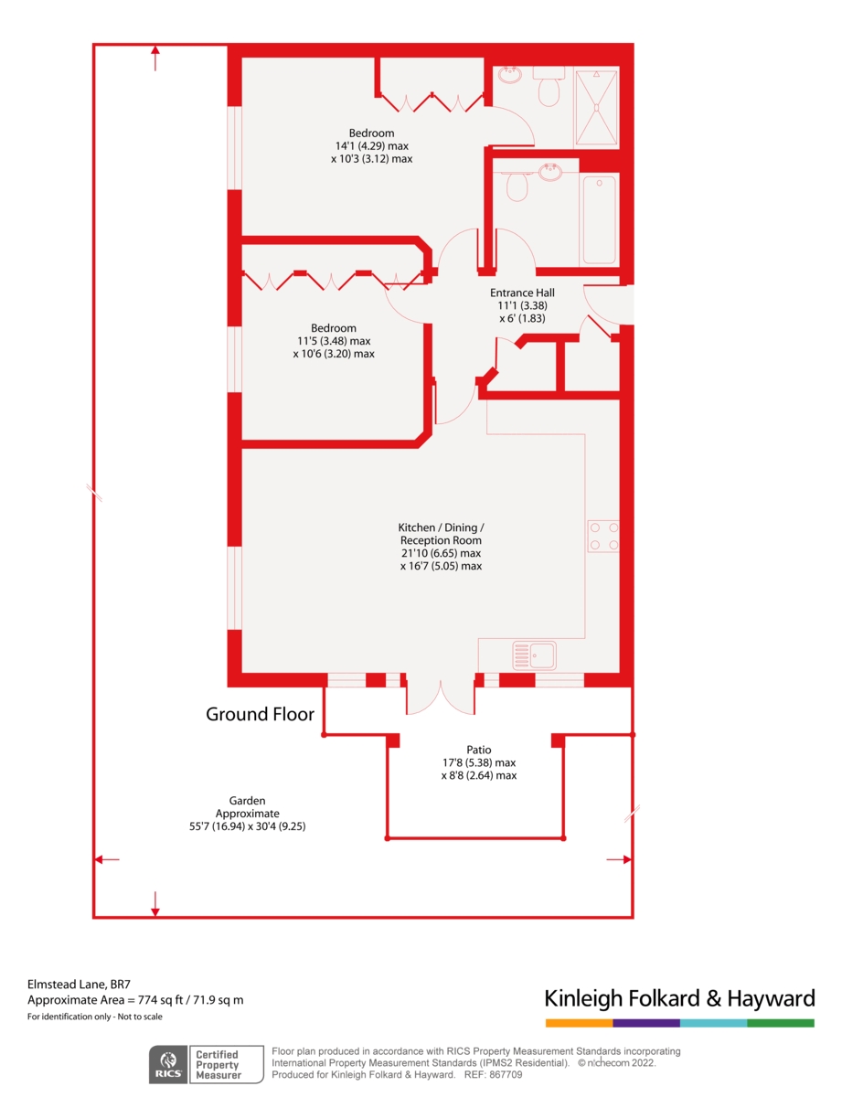 Elmstead Lane, Kent floorplan
