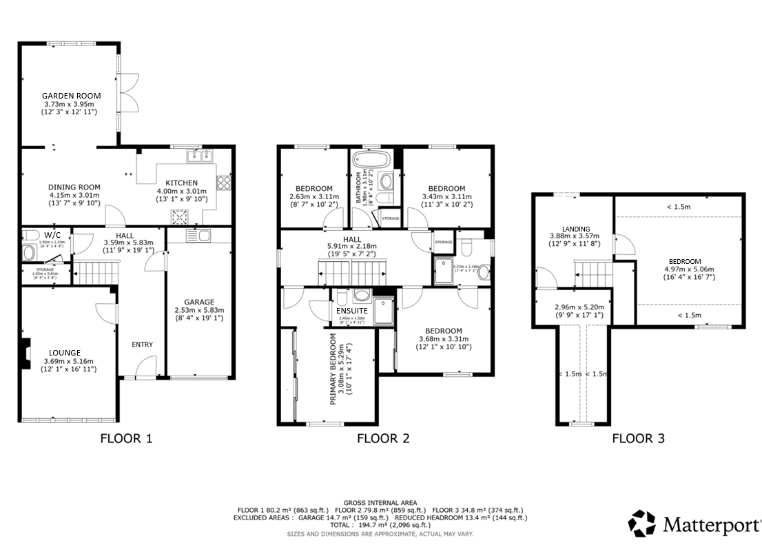 17, Rose Dene Drive, Glasgow floorplan