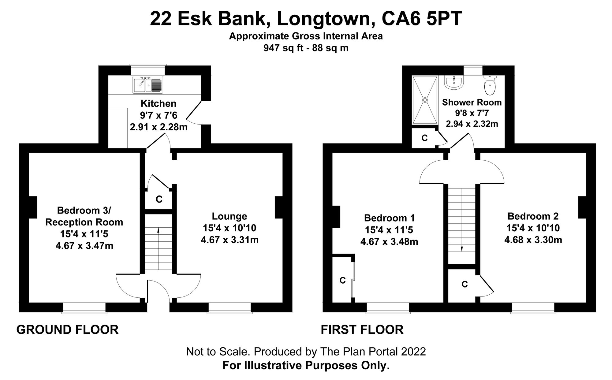 Esk Bank, Longtown CA6, 3 bedroom terraced house for sale 62597630 PrimeLocation